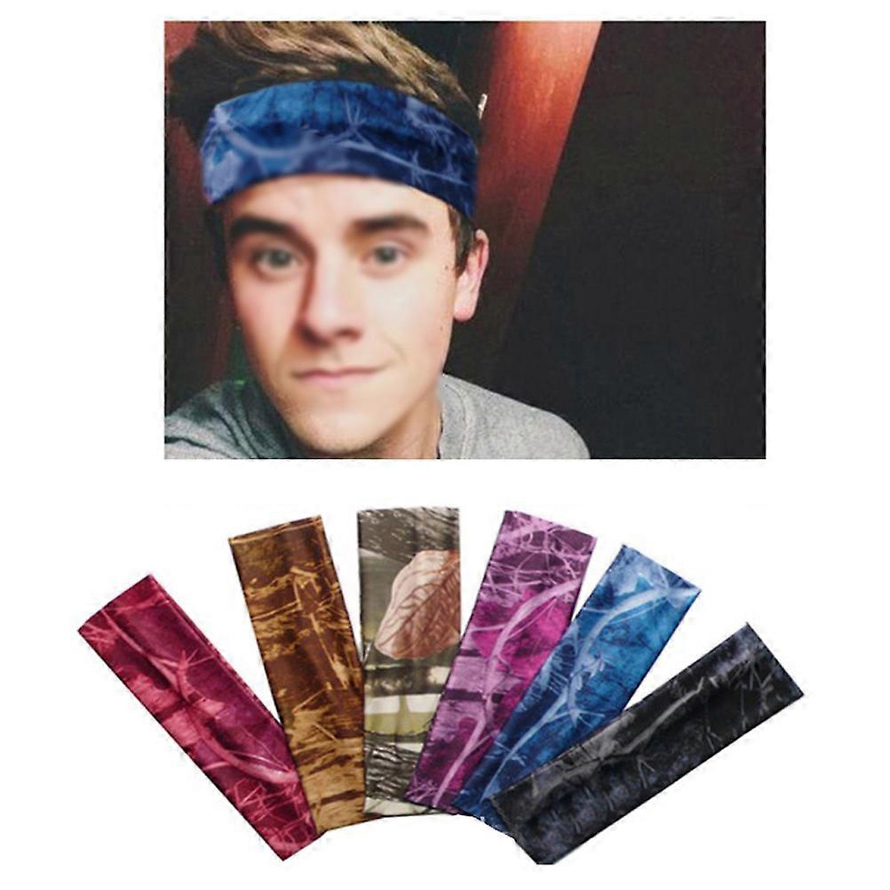 Stretchy Sweatband Athletic Headband Women 20 X 6 X 0.5 Cm For Workout 5Set