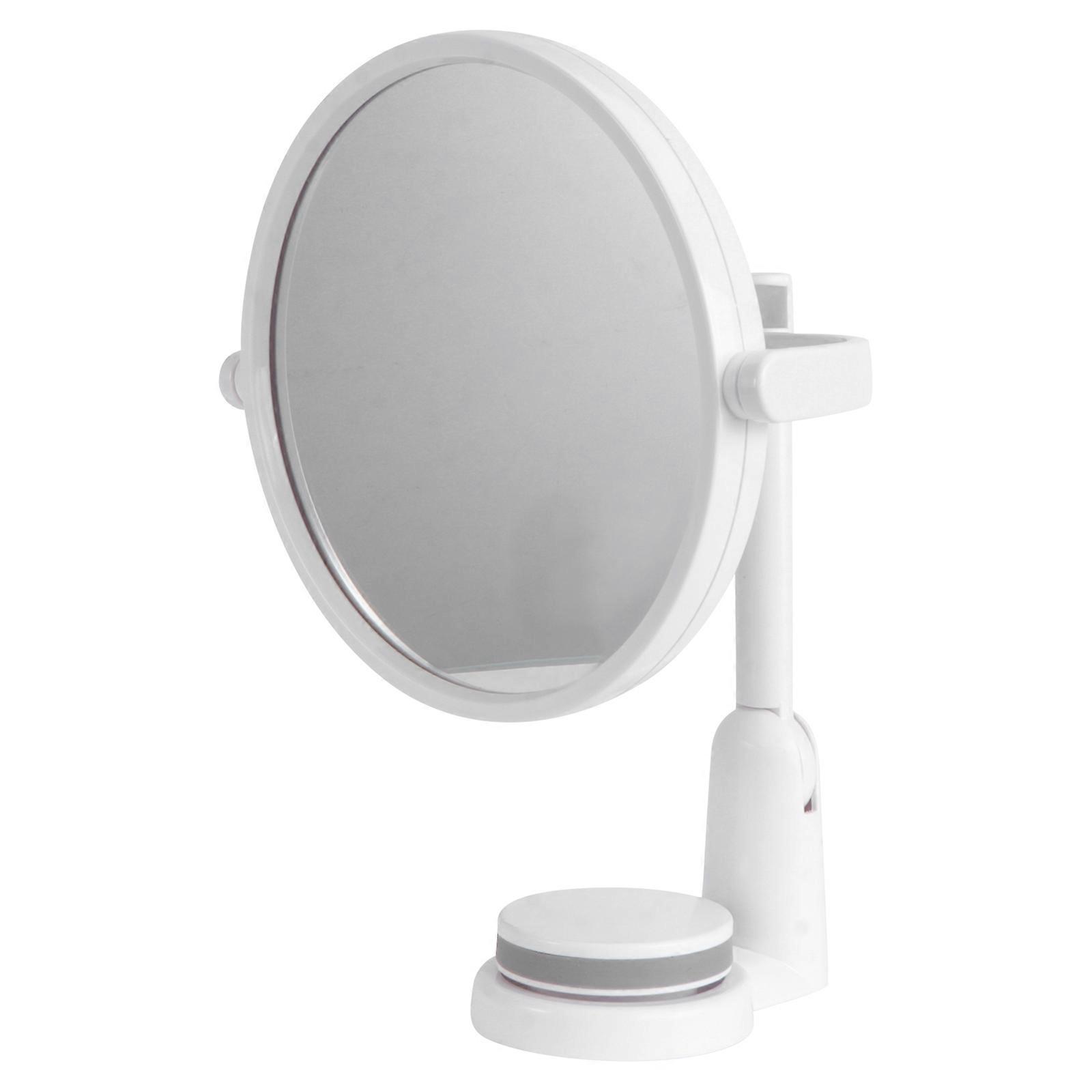 Round Makeup Mirror For Wall Mounted High Clear Not Easy to Fog Acrylic Material 17.5*10.5cm 1Pack