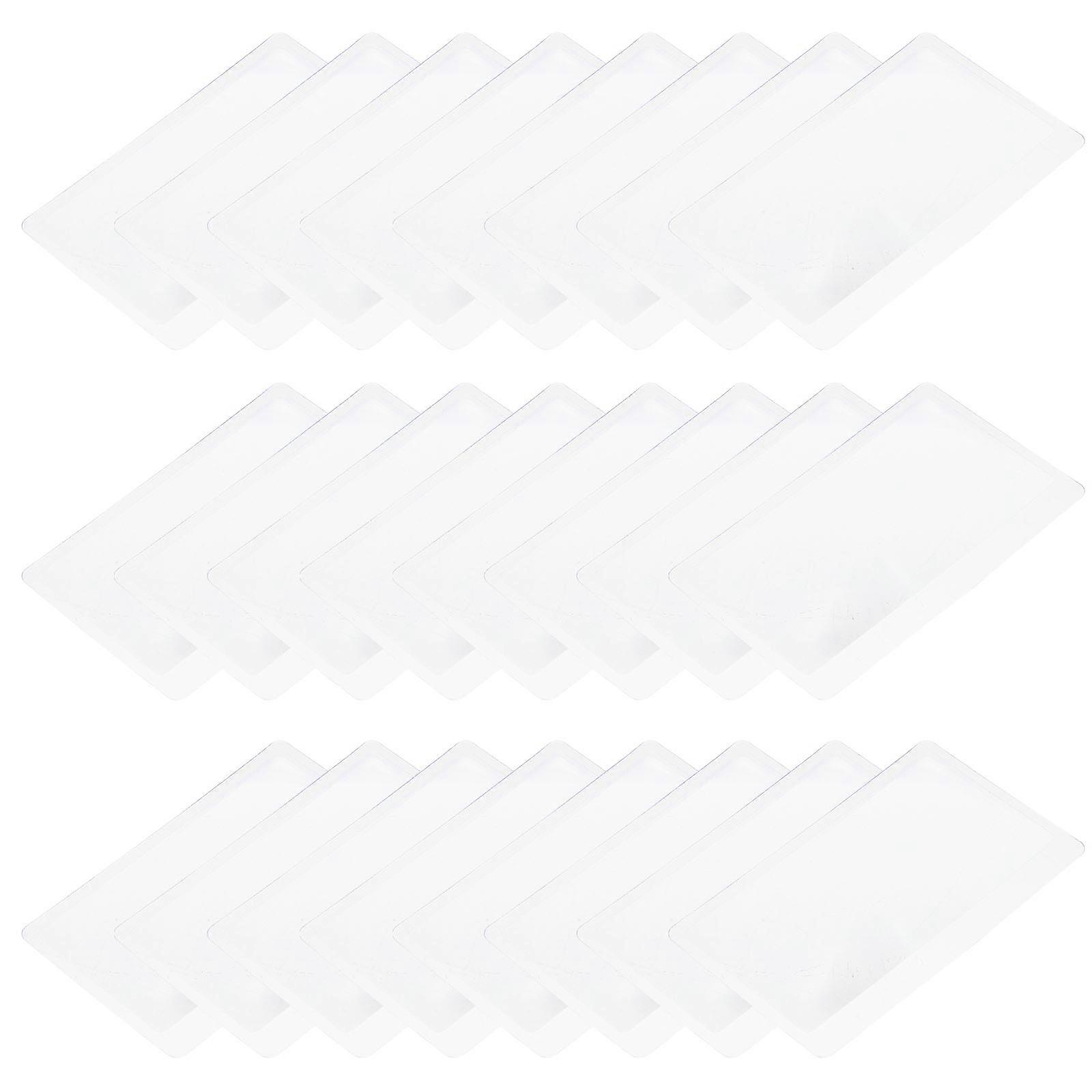 24pcs Portable PVC Magnifying Glasses, Lightweight Handheld Reading Magnifiers for Seniors, Compact Design for Books, Newspapers, and Maps