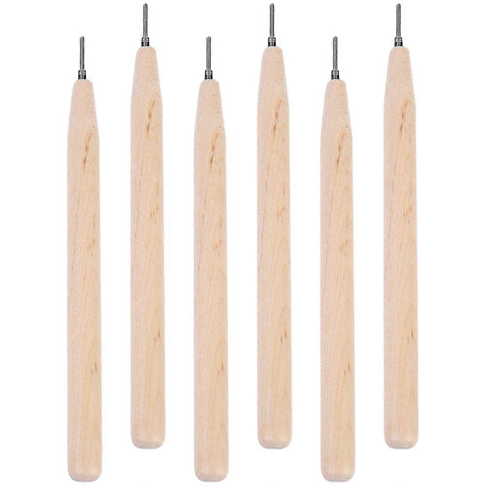 Paper Quilling Pen Set with Comfortable Handle, Durable Needle Tools for DIY Crafts and , 6pcs for Adults