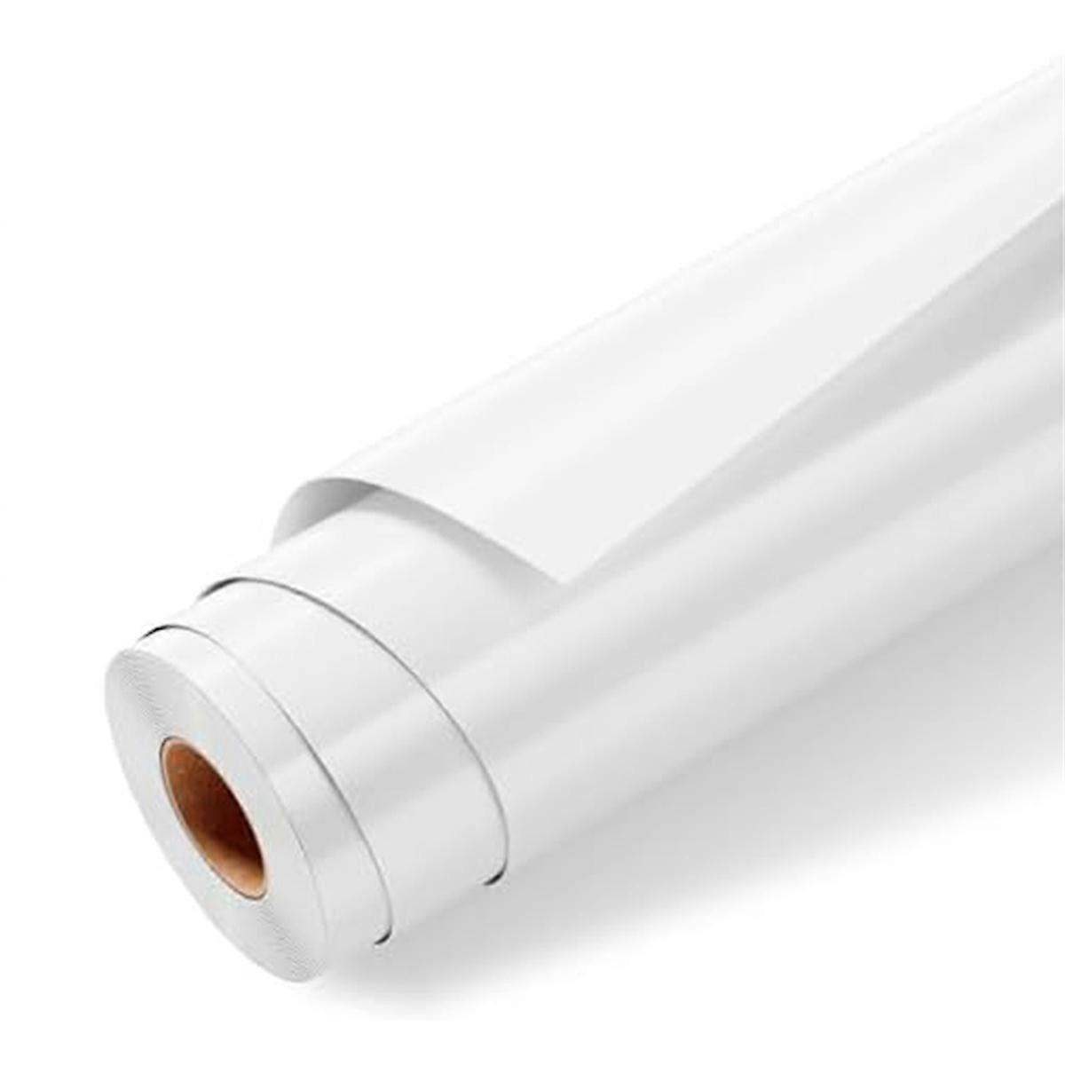 White 30.48cm X 4.64M Gloss