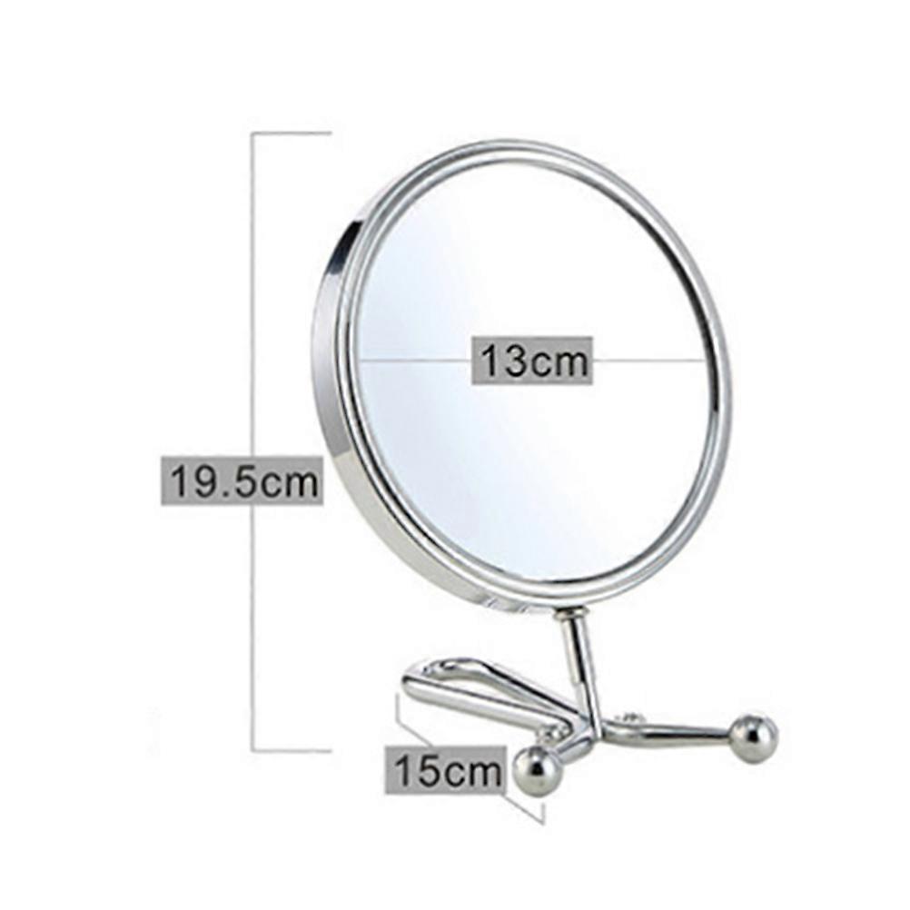 Magnifying Handheld Mirror Travel Double Sided Makeup Mirror with Adjustable Folding Handle Portable Handheld Vanity Cosmetic Mirror