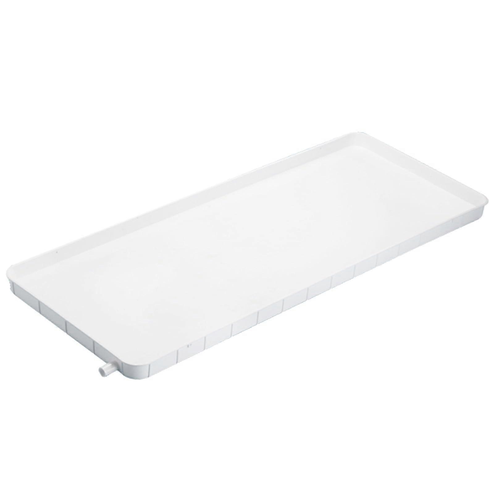 Plastic collection trays for air conditioning, high load capacity, deformation resistant.