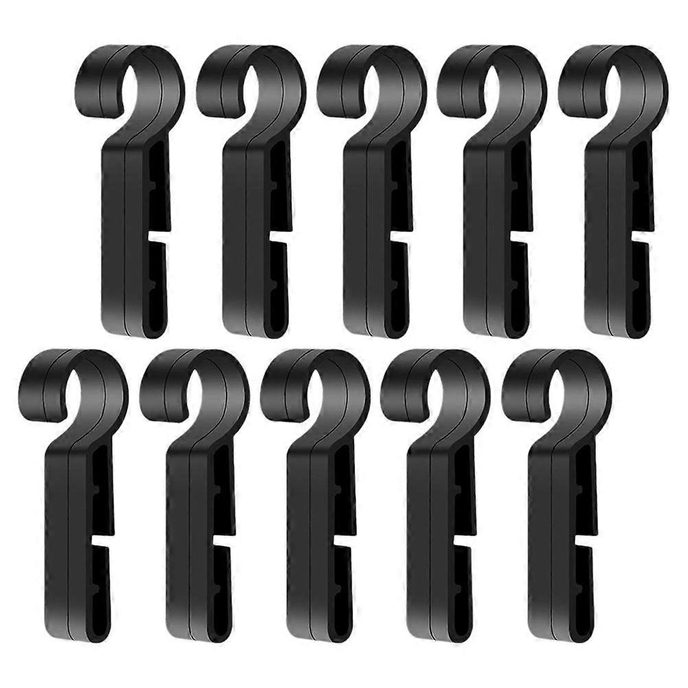 Hat Headlamp Clips for Hard Hats Nighttime Visibility Enhancement Small Size 4.60X1.50X1.00CM 25Pcs