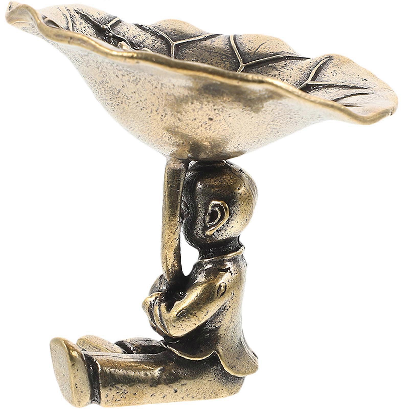 Candlestick Cup Holders Lotus Leaf Style Creative Tea Cup Support Fireplace 1Pcs