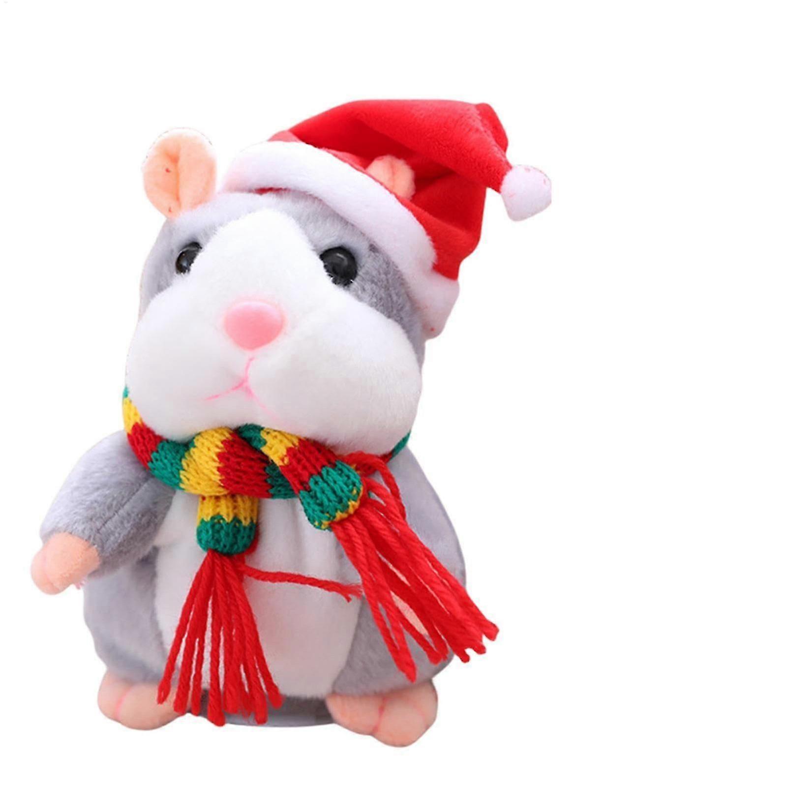 Colorful Talking Hamster Plush Toy - Mimicry Pet Repeats Funny Speaking Plush