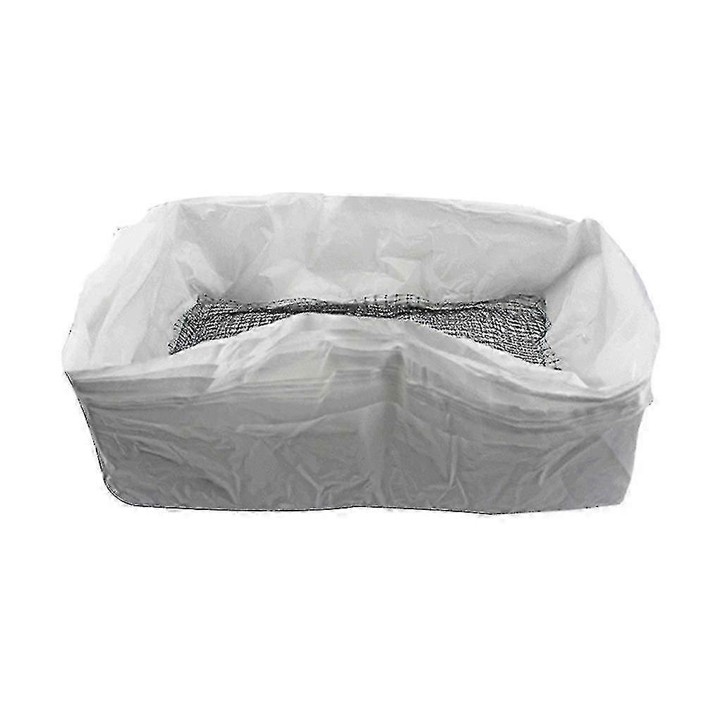 10 Pcs Reusable Cat Litter Box Liners with Elastic Edges, Washable Mesh Filters for Sifting Waste, Durable Tray Inserts