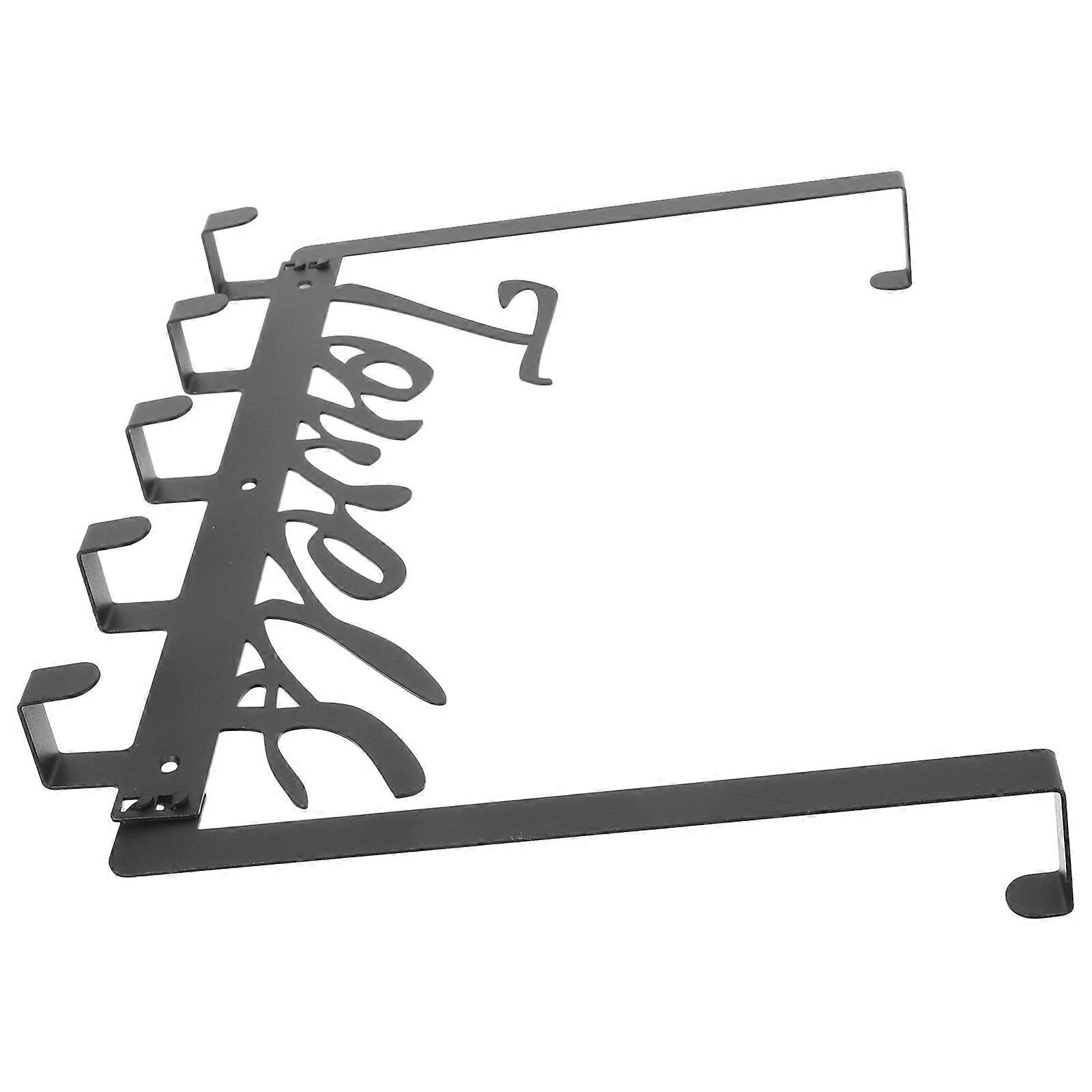 Creative Wall Hanger in Black Made of Strong Iron for Home Use Multifunctional and 1PC