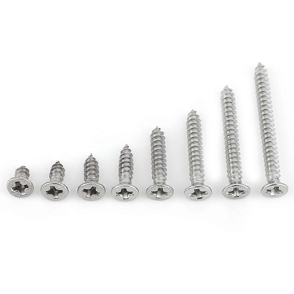 Self Tapping Screws Woodworking Tool Accessory Assortment Kit (Flat head)