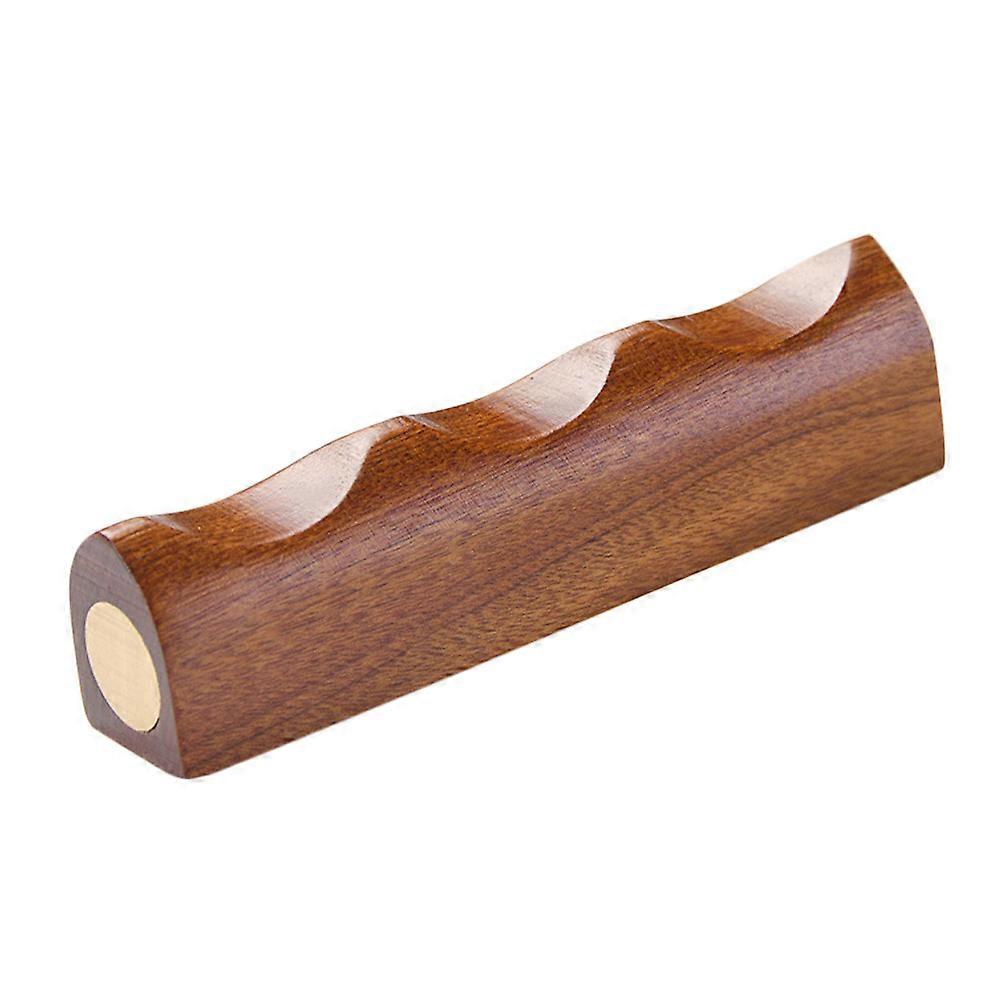 Brush Rest for Chinese Calligraphy, Decorative Durable Ink Pen Rack, Elegant Writing Brush Stand, Red Sandalwood Finish