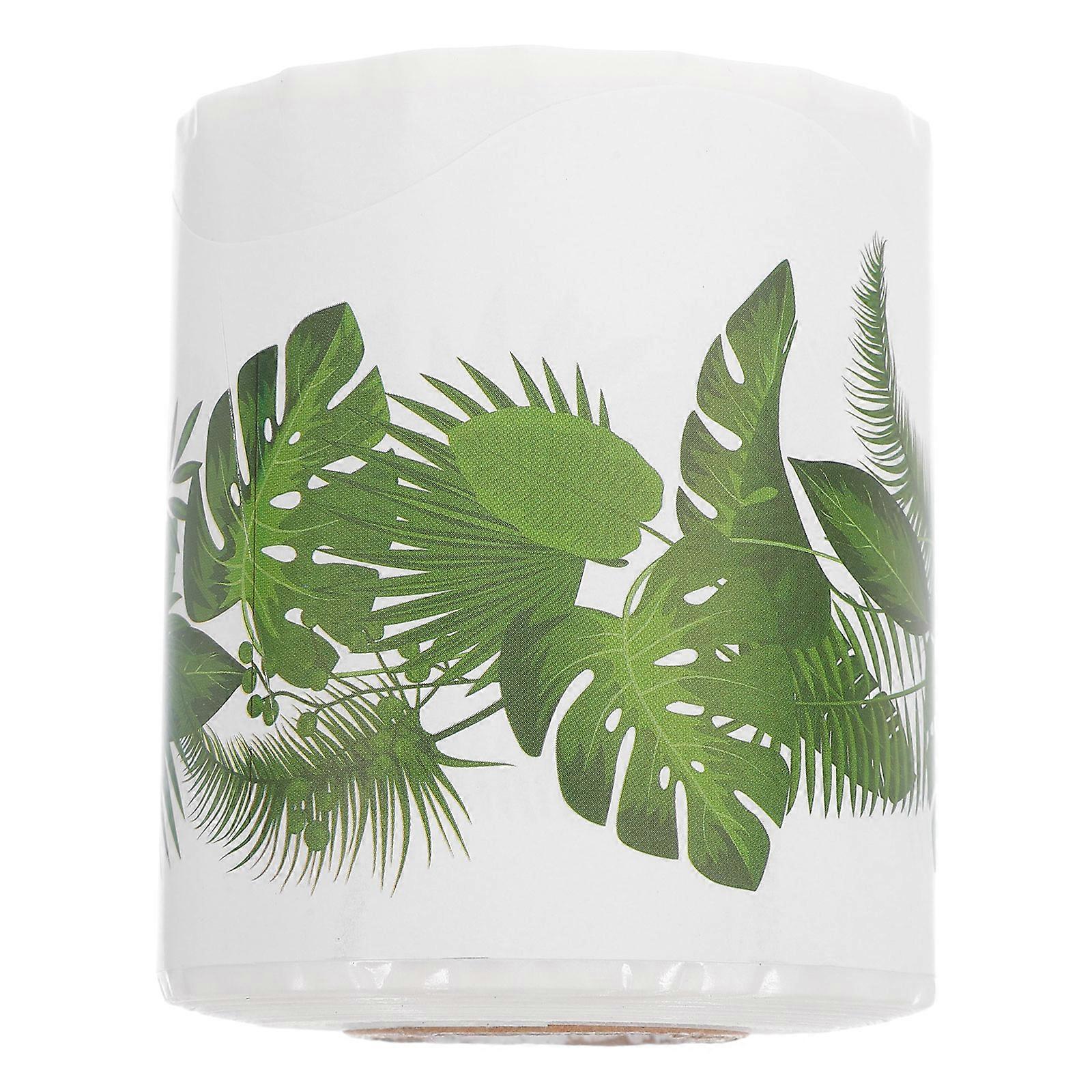 Green Tree Leaf Pattern Bulletin Board Border Sticker for Classroom Decoration Waterproof Raflacoat Selfadhesive 1 Roll