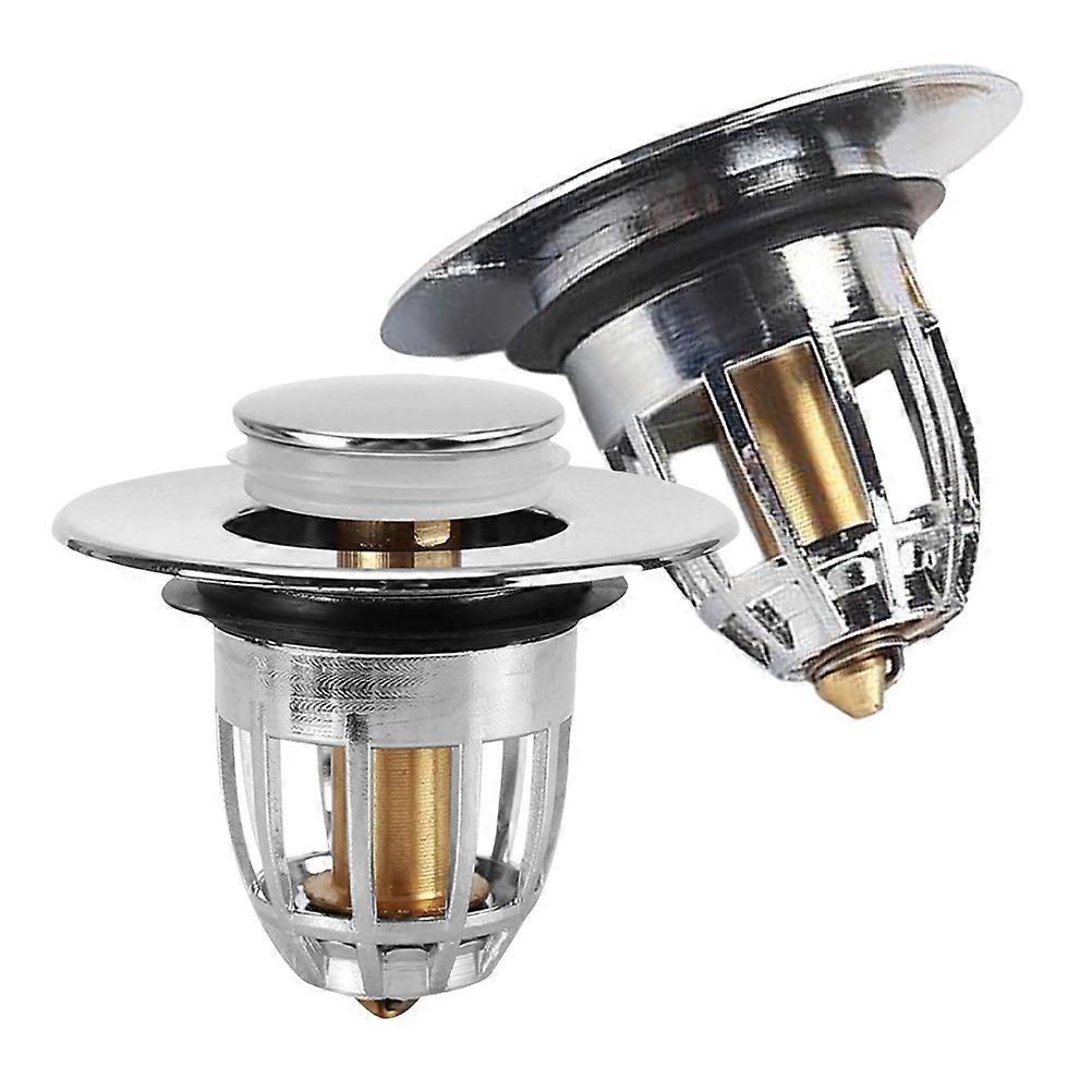 Basin Stopper Bathroom Maintenance Homeowners Bath Sink Plug 2Pcs