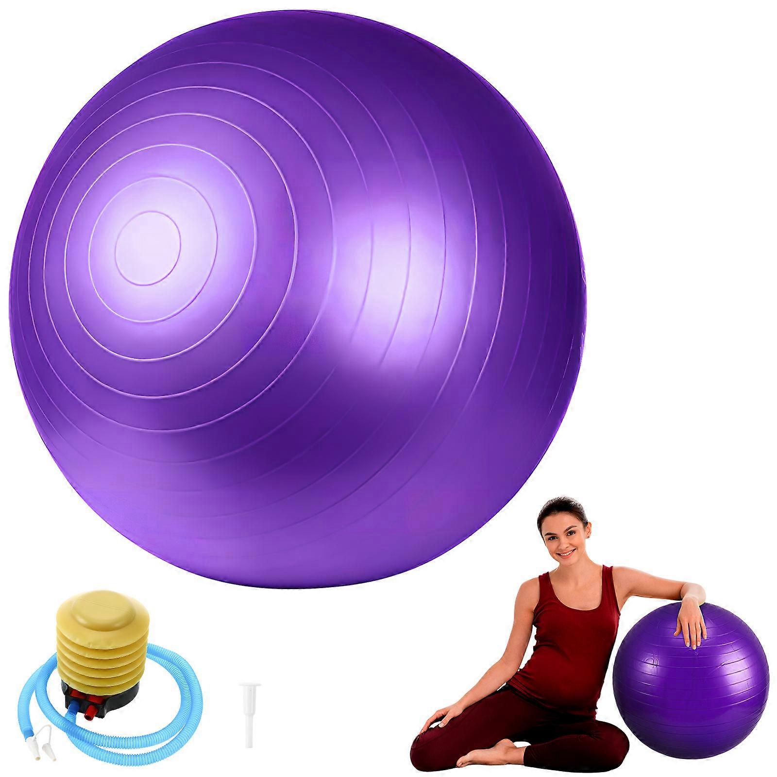 Core Workout Equipment Stability Balls For Exercise Fitness Enthusiasts Yoga Balls For Classroom Gym Training 75cm 1 Set