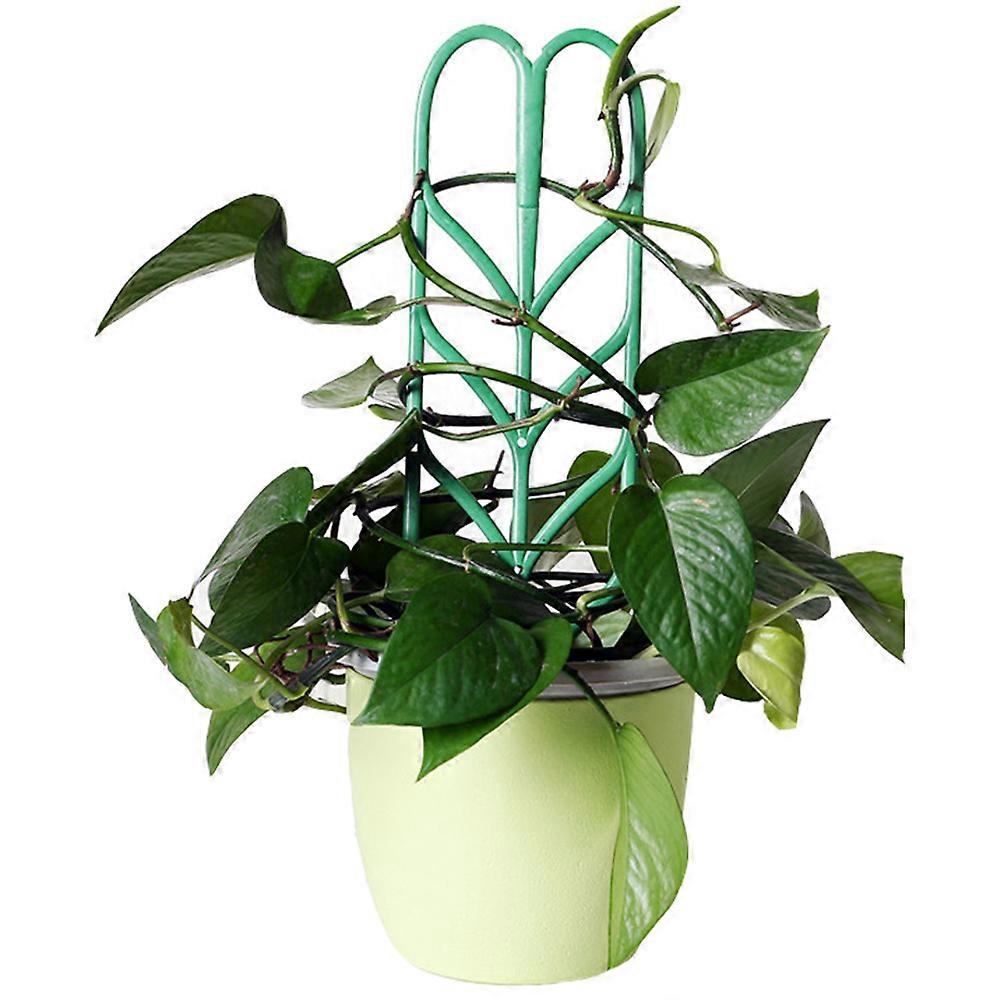 It sounds like you're referring to a product description or title for a **leaf shaped mini trellis** designed for climbing plants, particularly for