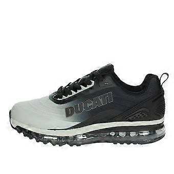 Lage sneakers du25m106 zwart/grijs