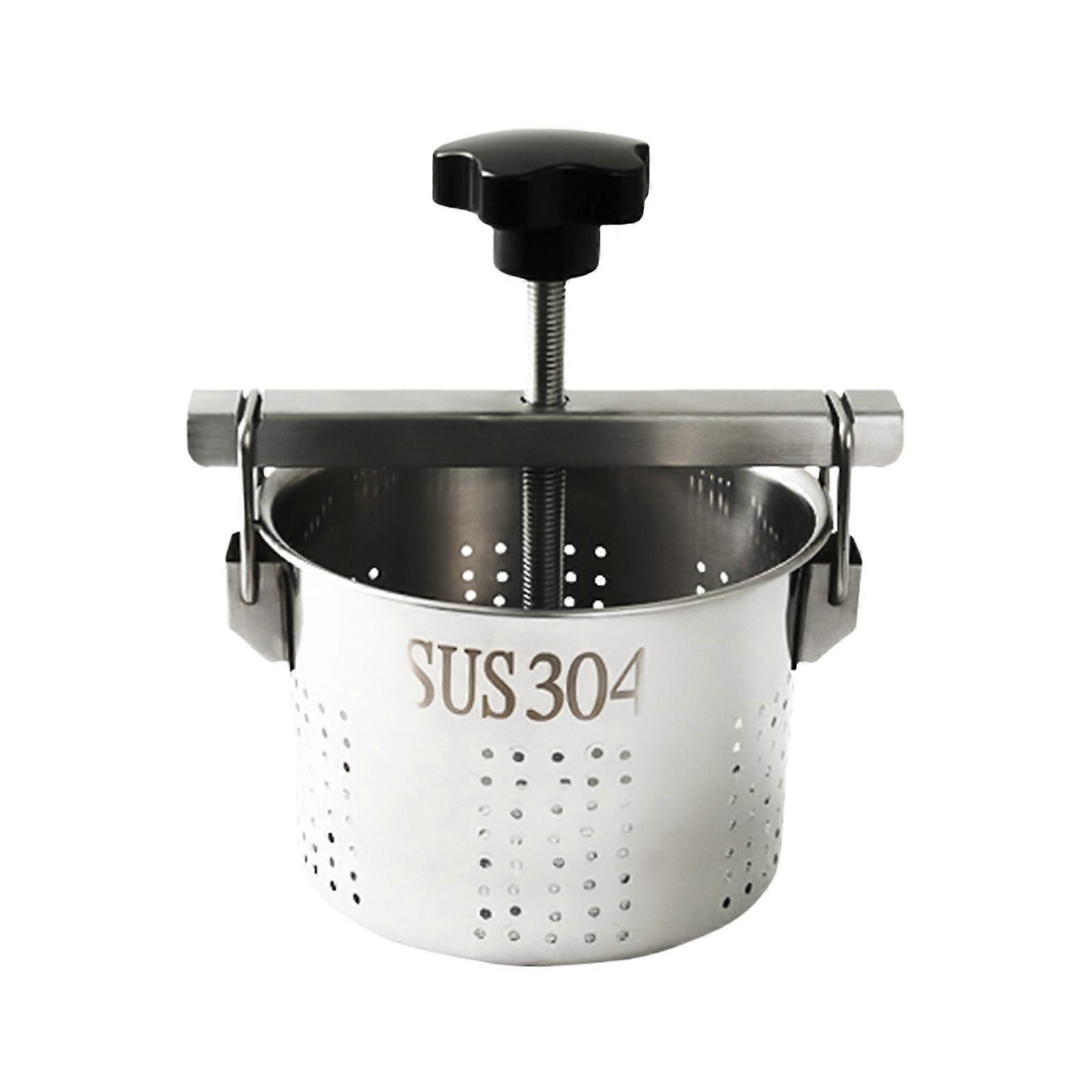 Stainless Steels Vegetable Squeezer Efficient Draining Tool For Cooking And Food Preparation With Ergonomic Handle Multicolor