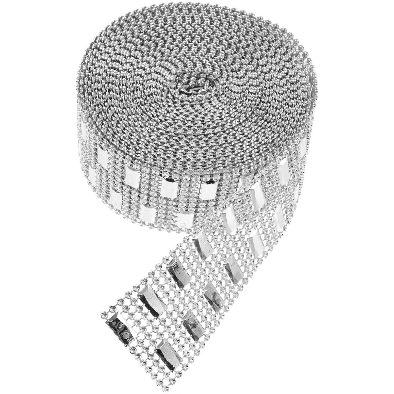 Glamorous Rhinestone Banding Roll Suitable For Celebrations And Holidays With Eye-catching Design 1 Roll