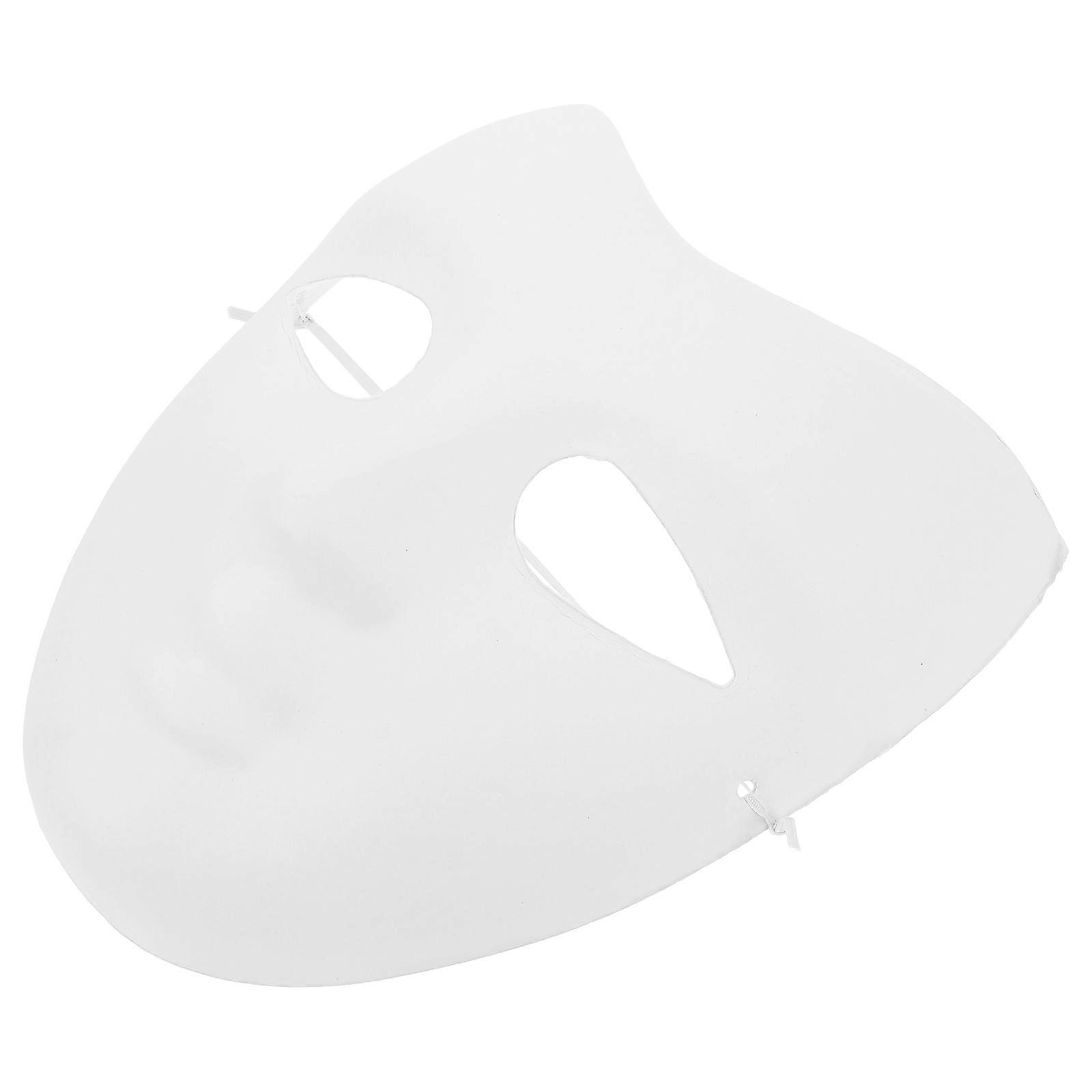 Paintable Paper Masks 5Pcs Set For Kids Creative Role Play Activities Perfect For Various Occasions