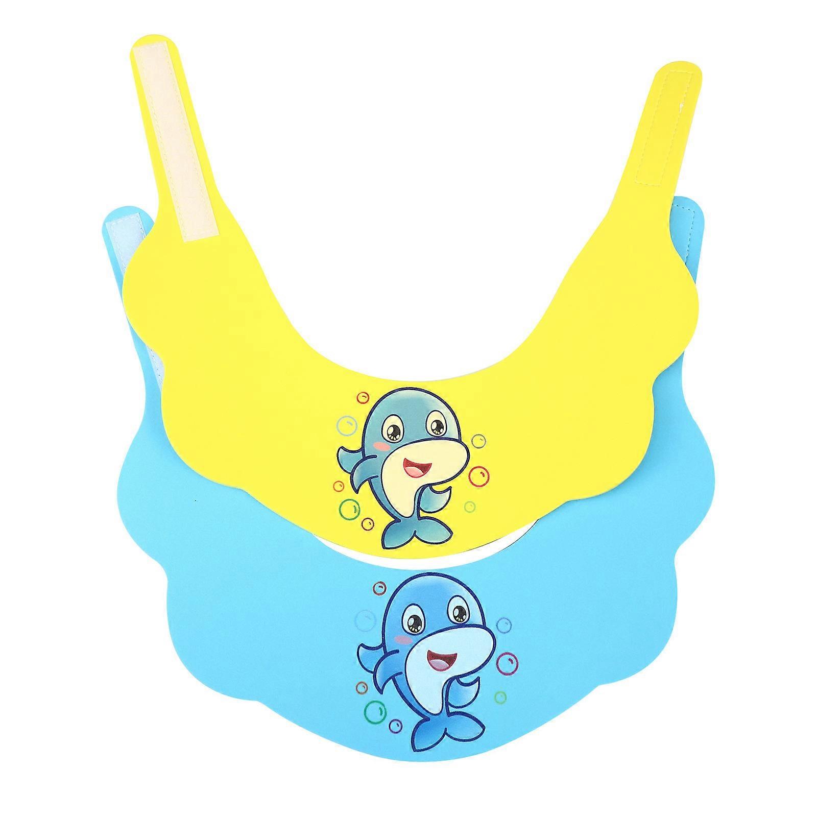 Hair Washing Cap For Kids With Hook And Loop Closure For Babies Durable Comfortable Fit 2Set