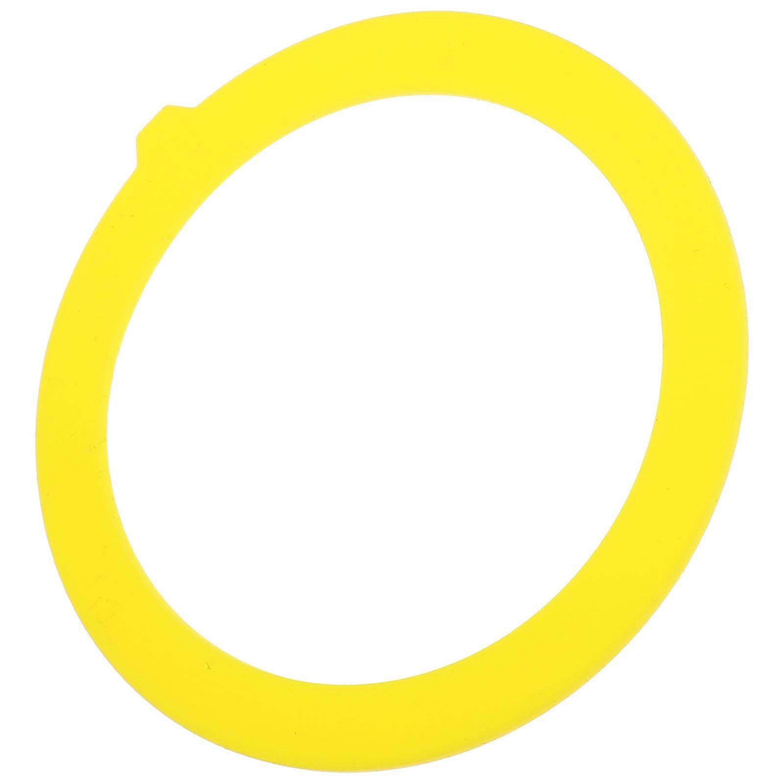 Toilet Repair Kit with Silicone Seal Ring for Efficient Flush Valve Replacement Bright Yellow