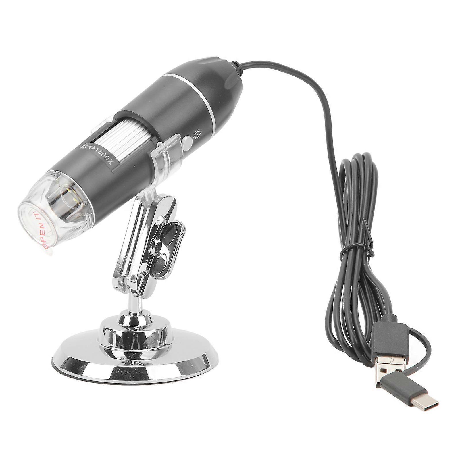 1600X Wireless Digital Microscope Portable Handheld USB HD Inspection Microscope With Stand