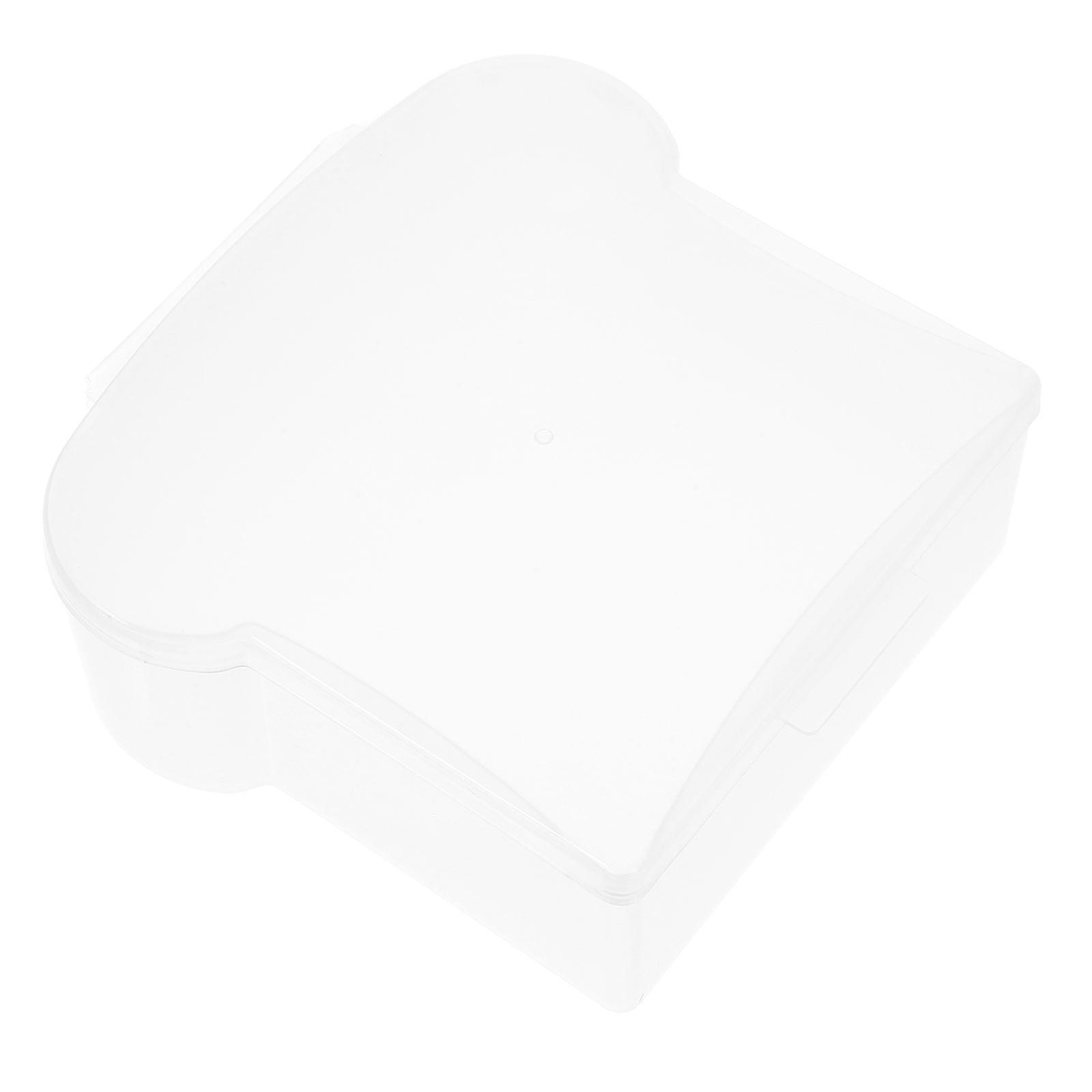 Toast Shape Sandwich Case Food Storage Container Clear Sandwich Container