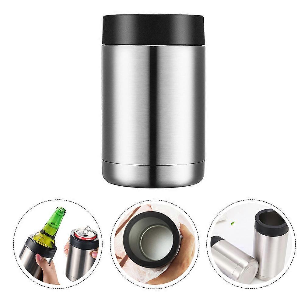 Insulated Stainless Steel Cup Cover for Drinks, 12oz Large Capacity, Keeps Beer , Ideal for Outdoor Events and Gatherings