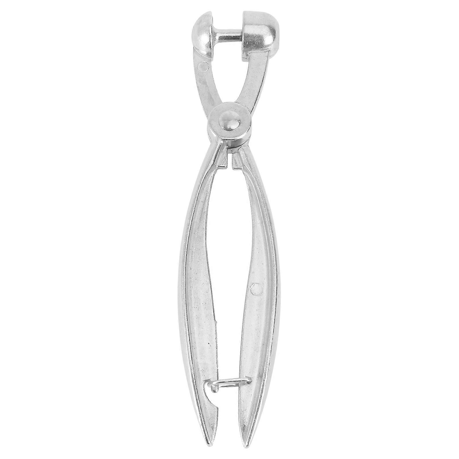 Aluminum Alloy Cherry Fruit Corer Simple Kitchen Utensil for Removing Cores Easily 1 Pc Silver