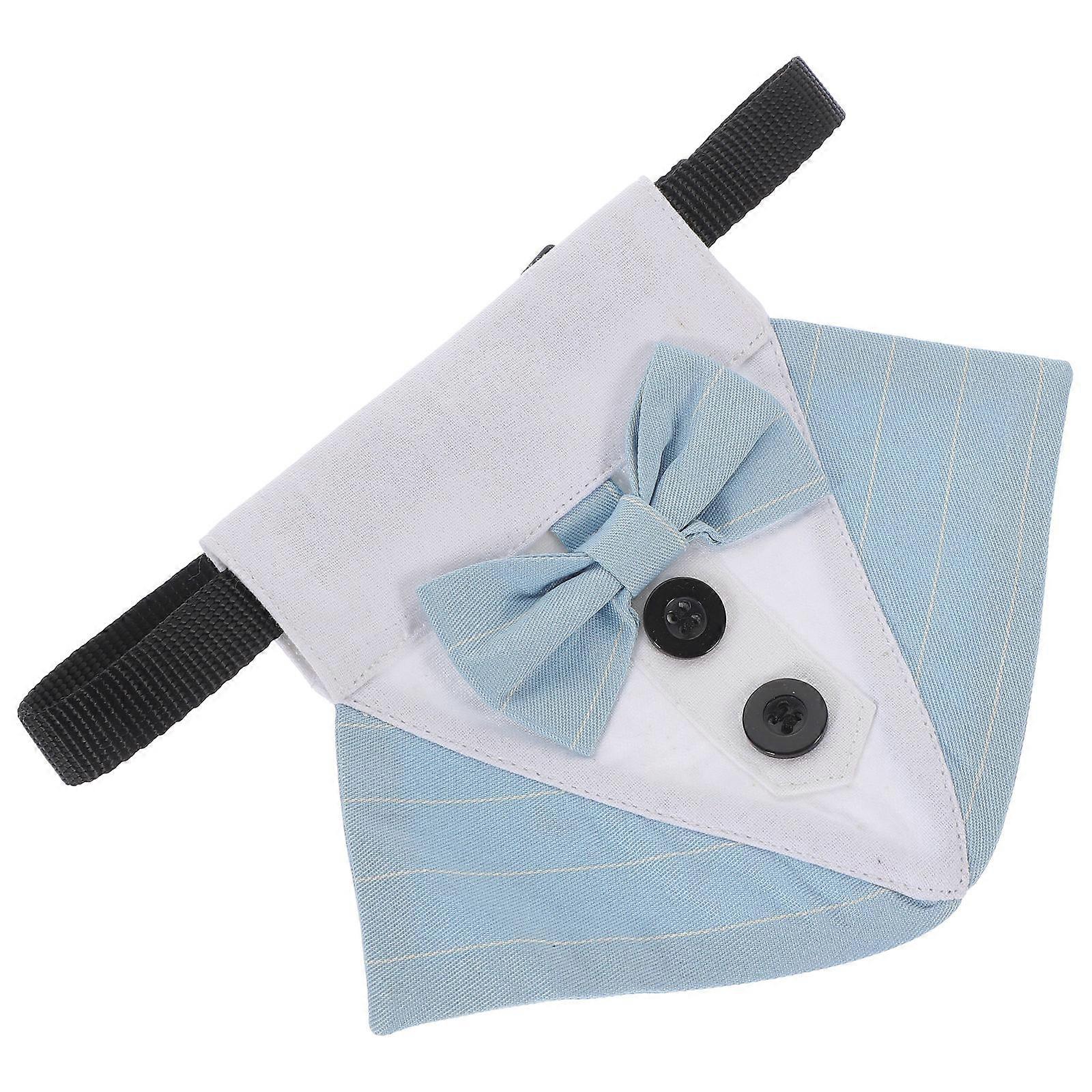 Puppy Saliva Towel Bandana Cool Accessory For Outings Meals 1 Set Polyester