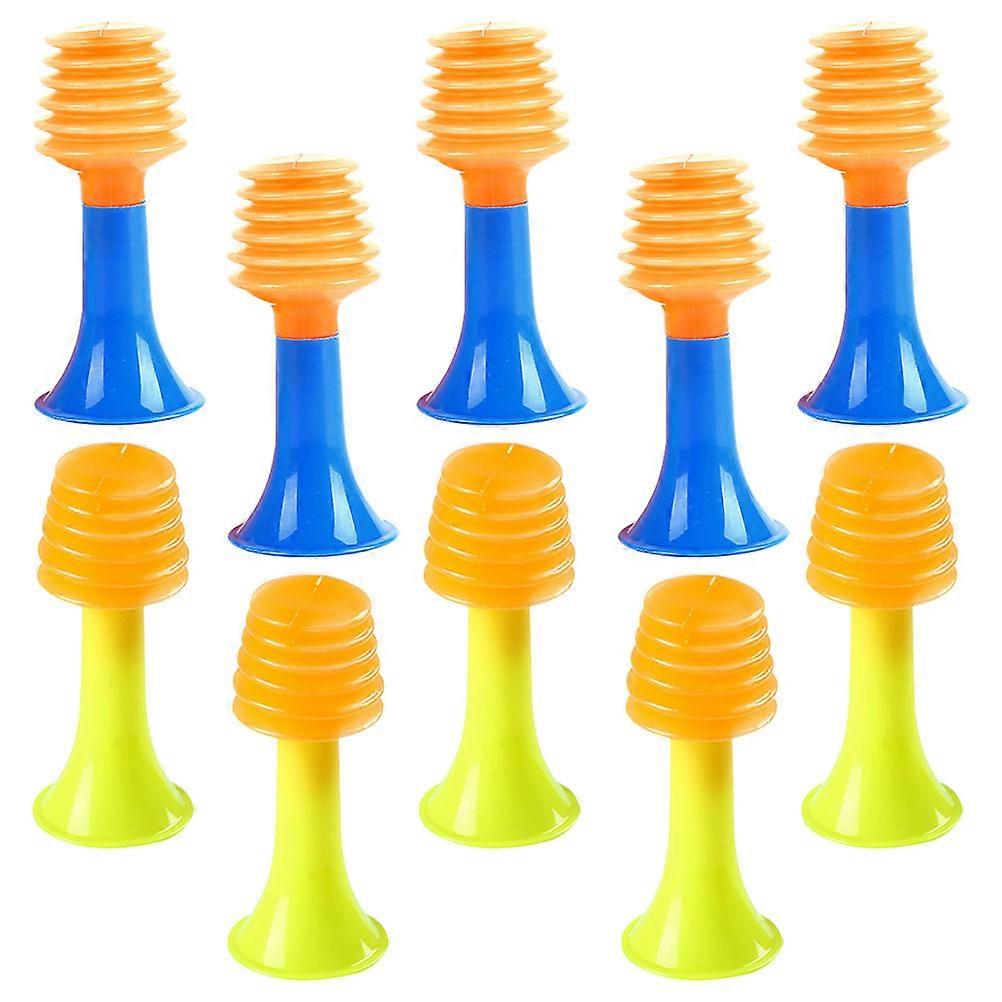 Trumpet Party Favors Musical Horn Assorted Color Lightweight Kids Toys 3.1×1.5×1.5in 50Pcs