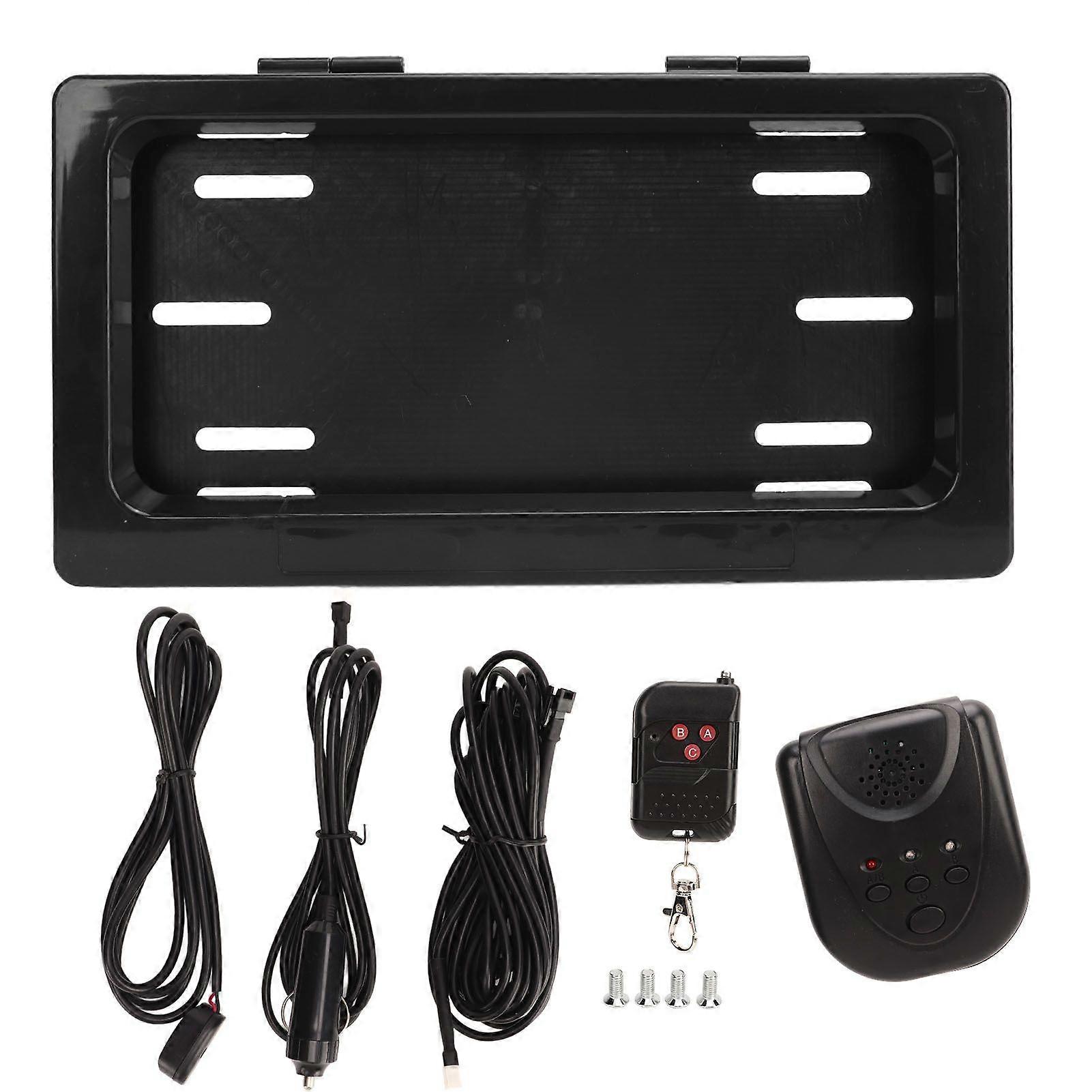 electric roller blind for license plate with remote control US