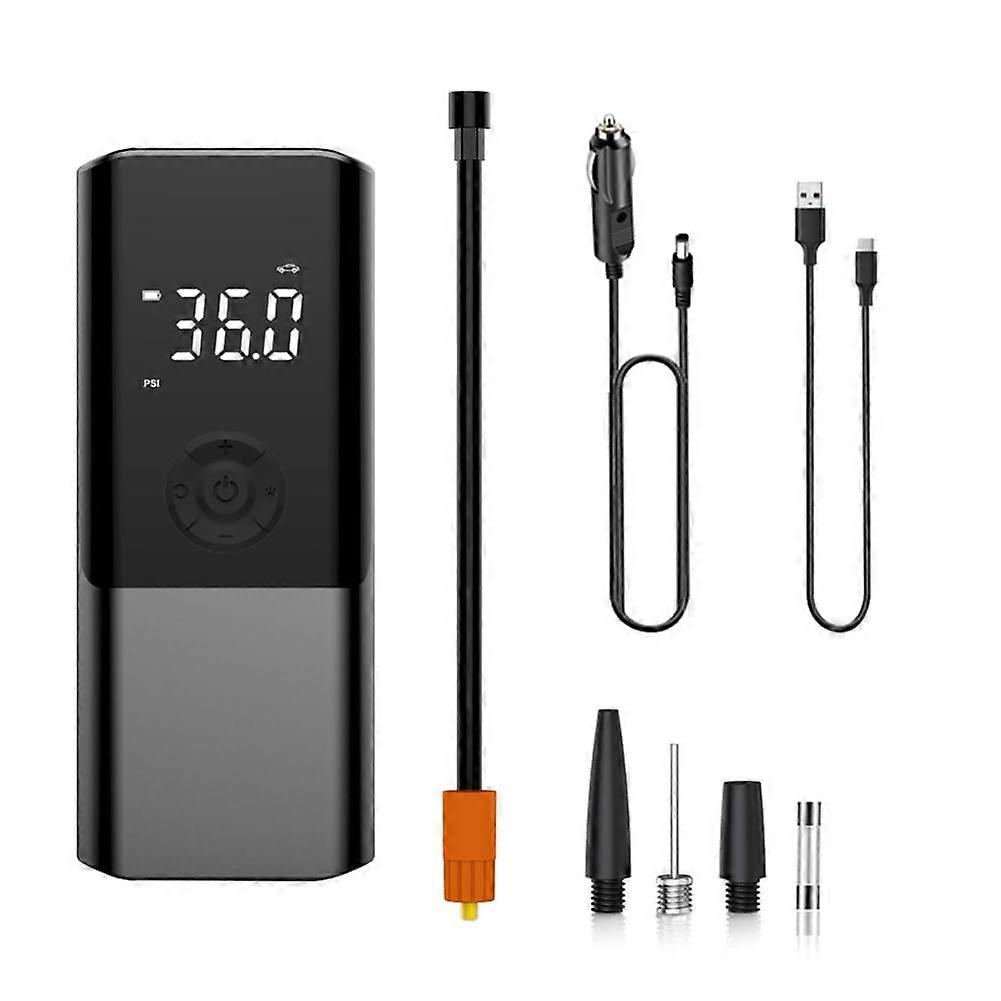 AutoInflator Pump, Multifunction Pump, Portable Cordless  Digital Display with Light, for Car, Motorcycle, 11.1V