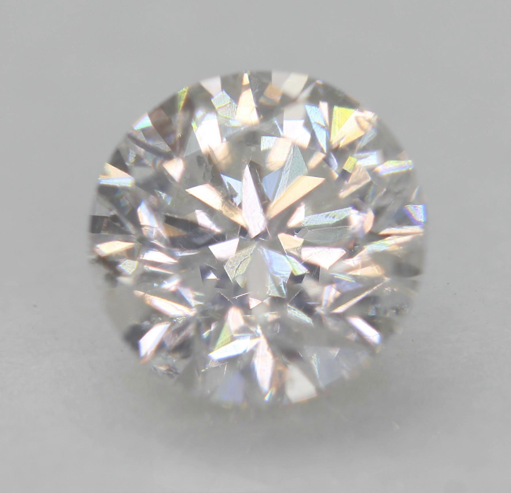 Certified 0.90 Carat D SI1 Round Brilliant Natural Earth Mined Diamond 5.99mm