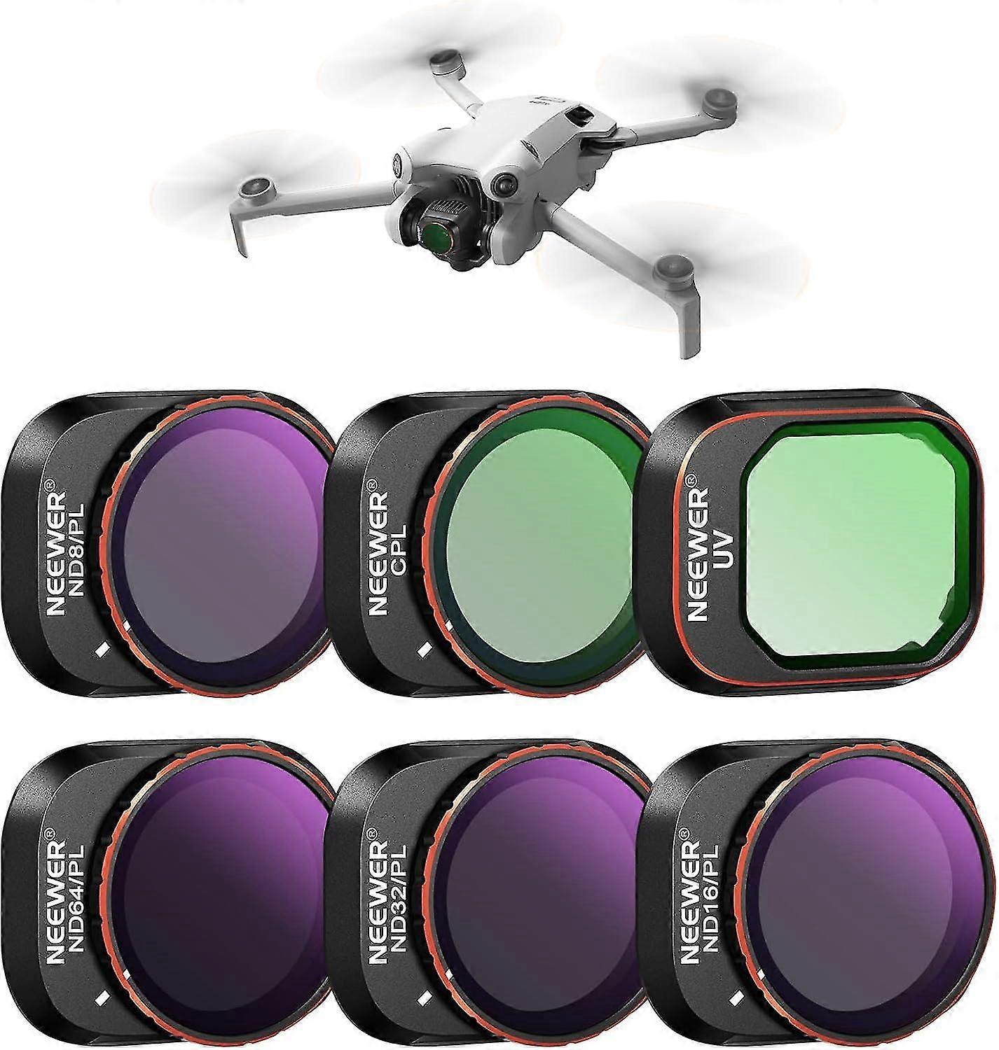 Mini 4 Pro Filters, Multi Coated Nd Filters Set For Dji 4 Pro Drone Accessories