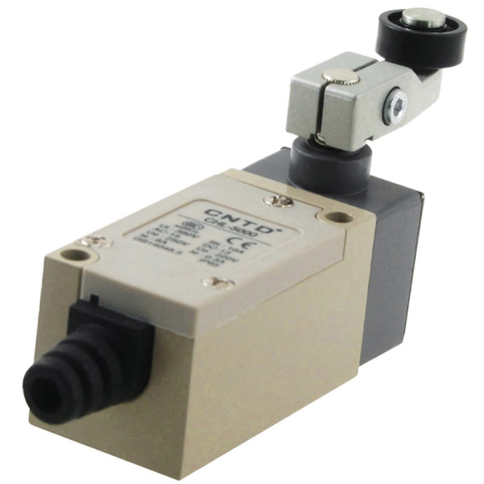 1 piece CHL5000 rotary roller lever arm limit switch 6A/250VAC 0.3A/220VDC black Ref: 7227