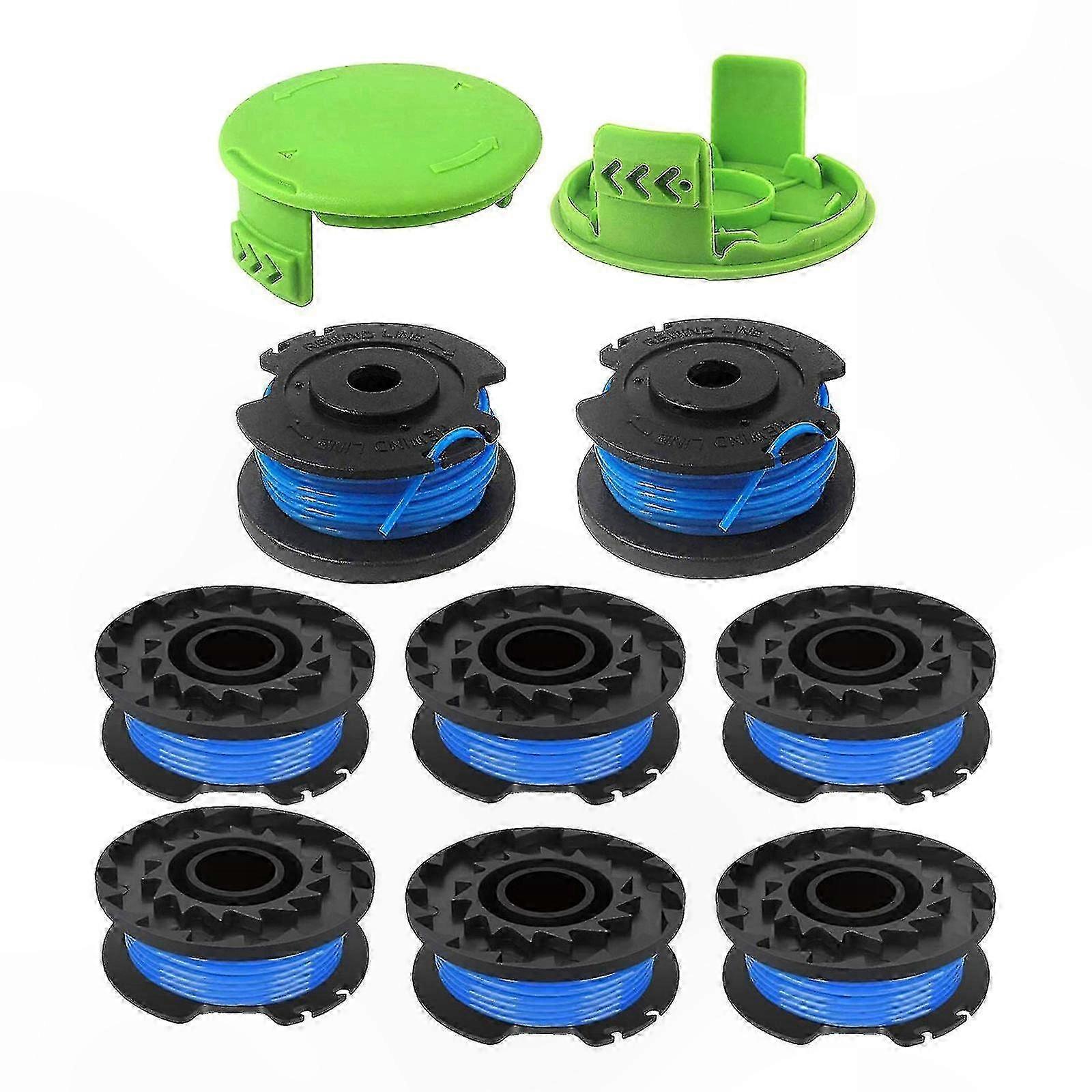 Replacement Spool Line for Cordless Trimmers, Compatible with 24V 40V 80V Models (8 Spools)