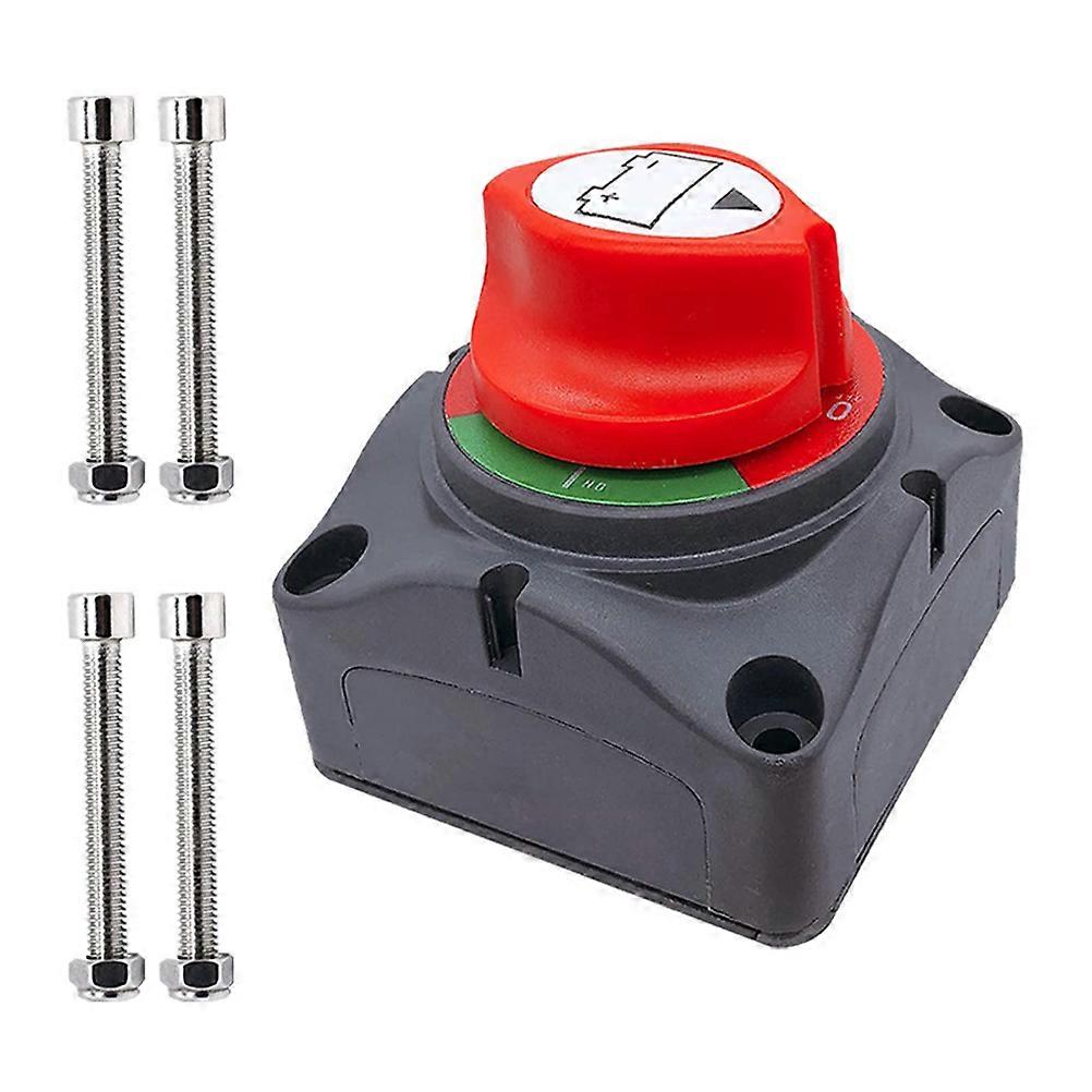 Disconnect Power Switch 1 Set Practical Battery Disconnect Master Power Cut-Off For Vehicle Maintenance 7.62X6.99cm Assorted Color Prevent Overcurrent