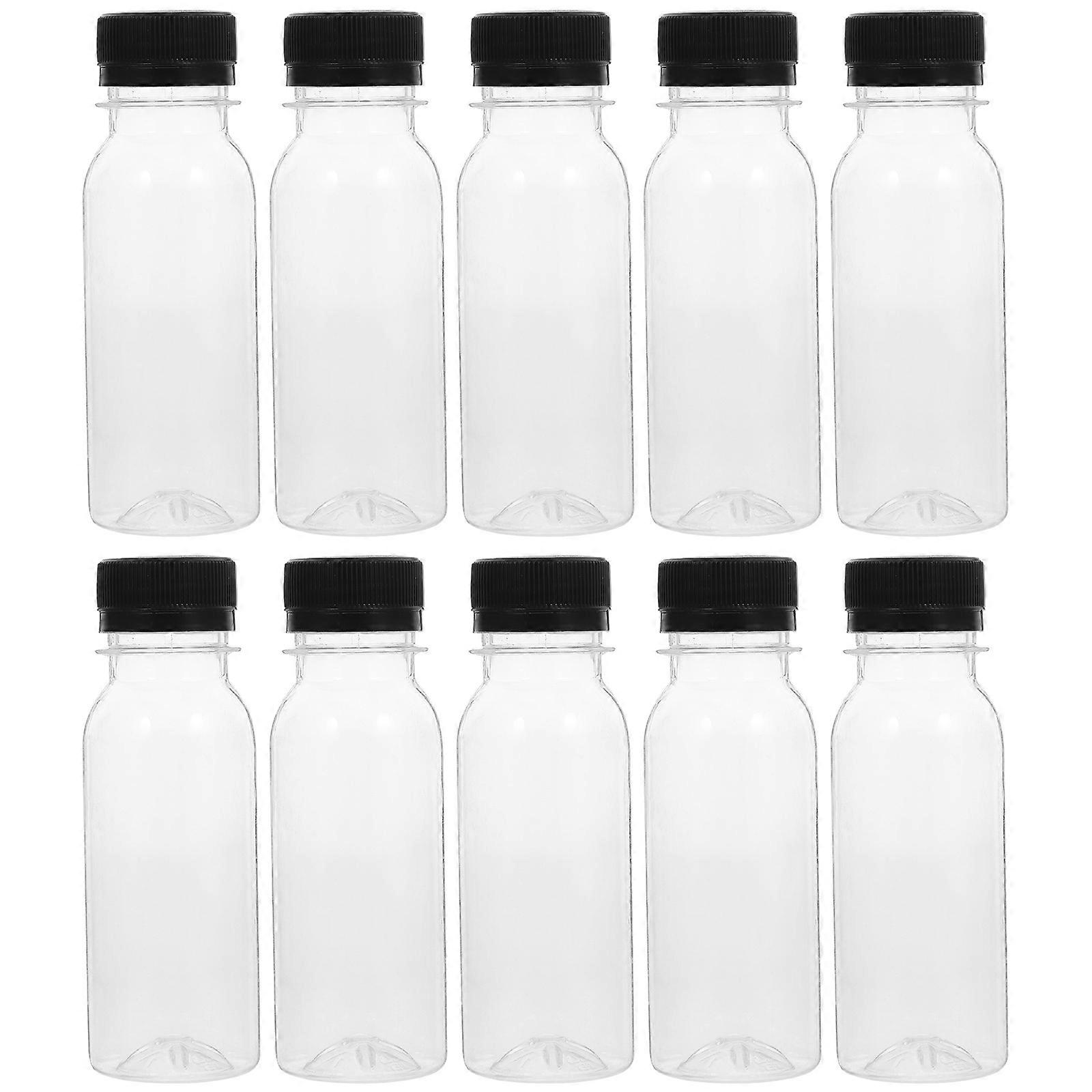 Multi Purpose 10Pcs PET Water Bottle Cylindrical Clear Design For Pool BBQ Storage