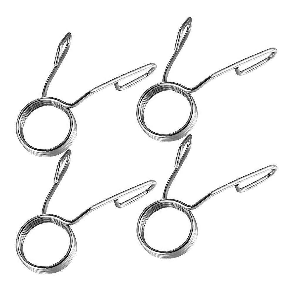 4pcs Stainless Steel Barbell Collars Locking System for Weightlifting – Durable and Practical Design for Barbells and Dumbbells