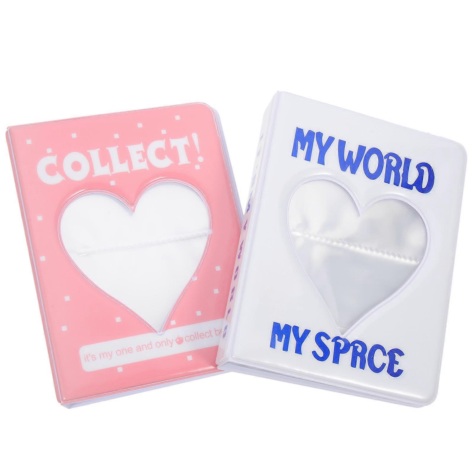 Mini Photo Album Game Cards Holder Perfect For Birthday Small Photos 2Pcs