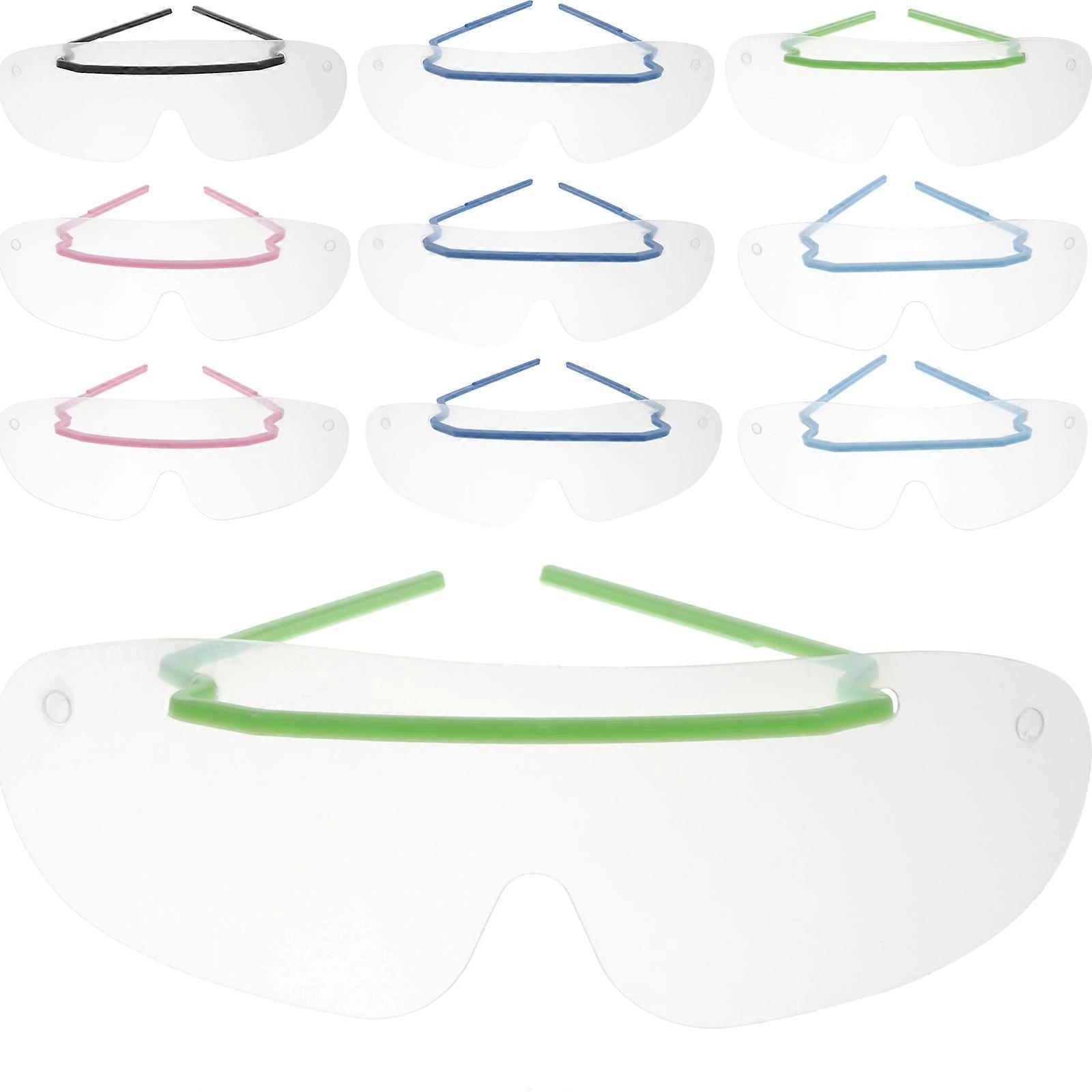 Disposable Windproof Eye Protection Glasses – High Definition Safety Eyewear for Outdoor & Travel Use for Men & Women – 10pcs Pack