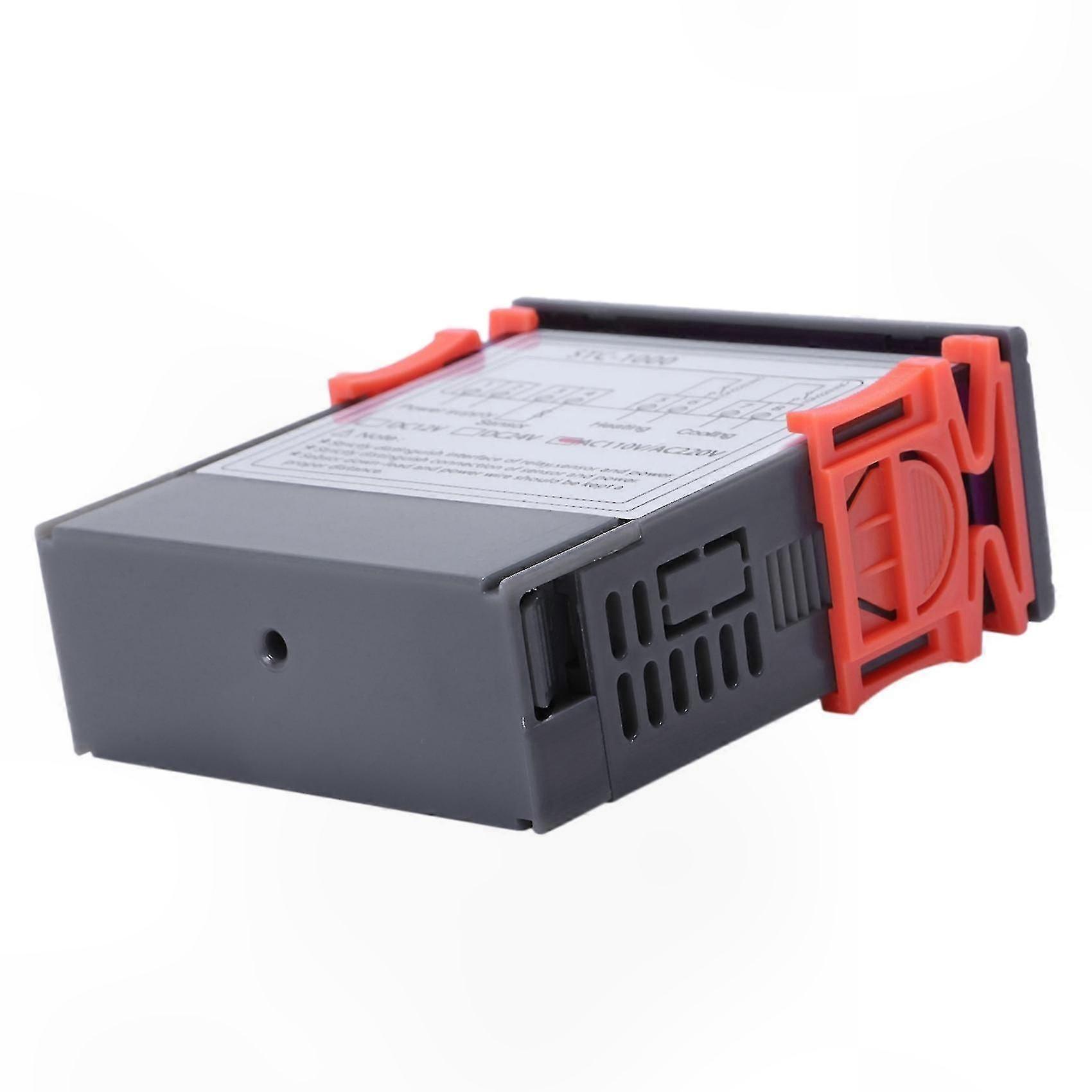 Digital Temperature Controller Thermostat with Sensor Probe, 4 Units, 220V