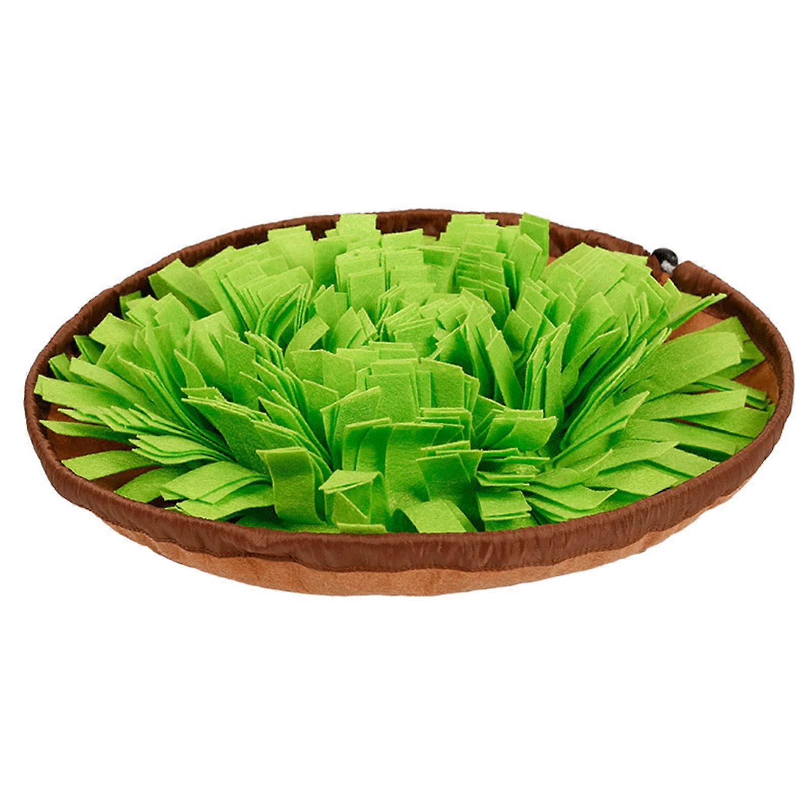 Sniffing Lawn Sniffing Rug for Dogs Large Size Durable Washable Intelligence Toy Green Anti-Sling Bowl Compatible with Tumble Dryer