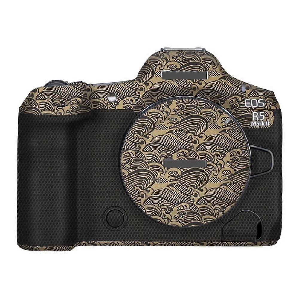R5II Camera Protector Film for Canon EOS R5 Mark II R5 II (Wave Gold)