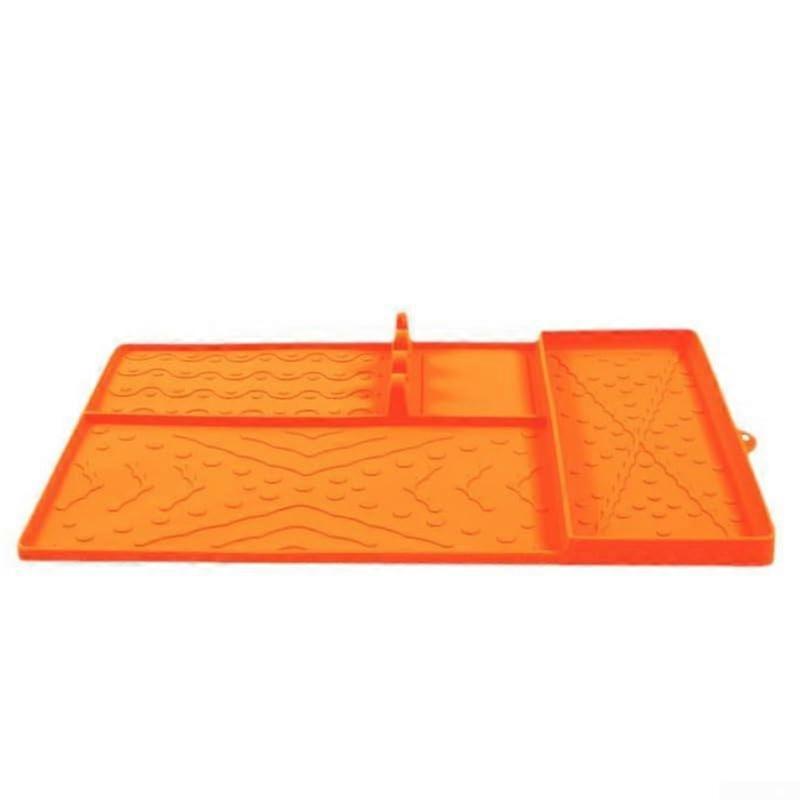 Silikon Grillmatte Antihaft Backmatte Hitzebeständig Orange Wiederverwendbar 29.5x41cm für Grill und Backofen