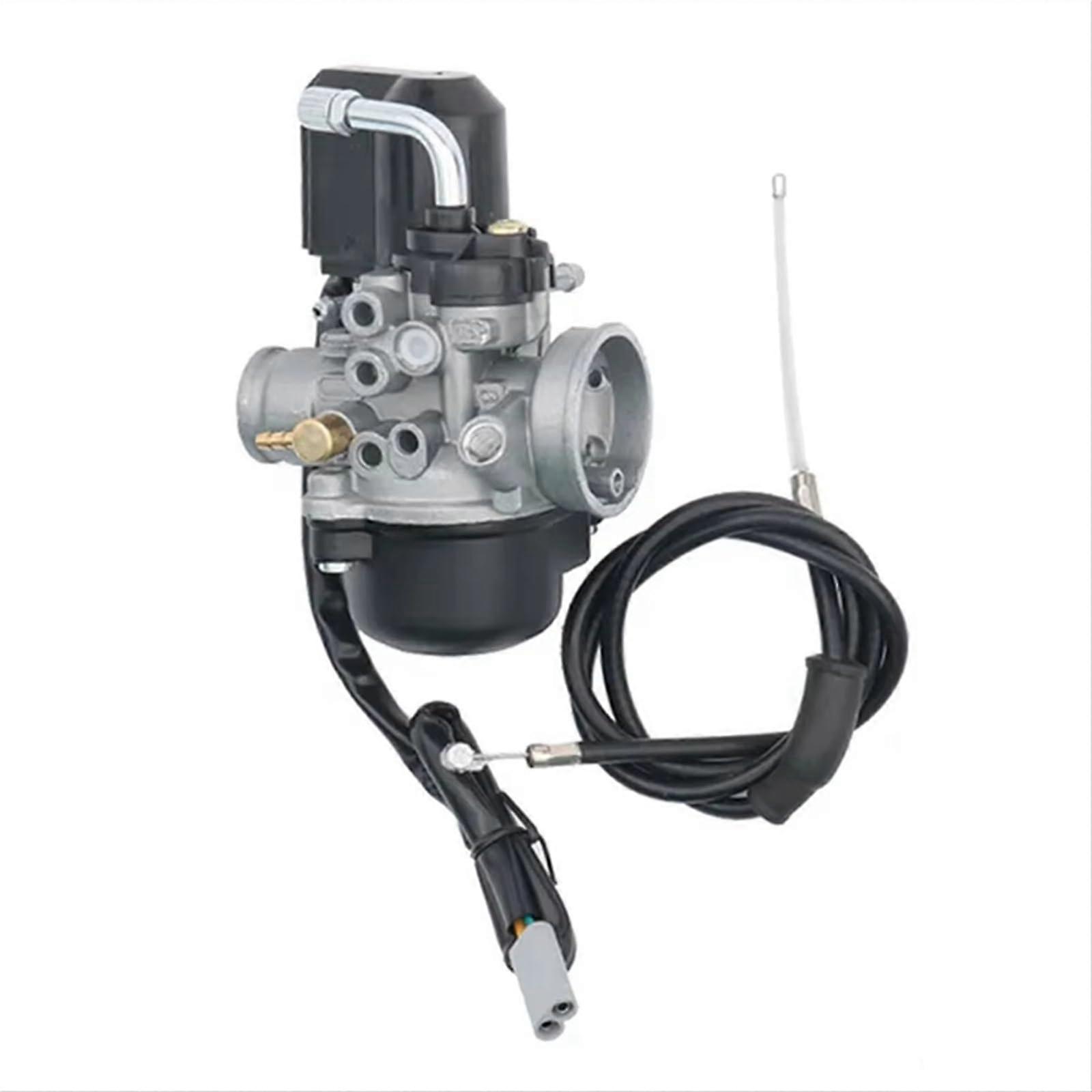 Carburettor 17.5 mm E-Choke Compatible with Piaggio Runner NRG50 Typhoon50 XR Vespa LX50 Storm 50 Moto