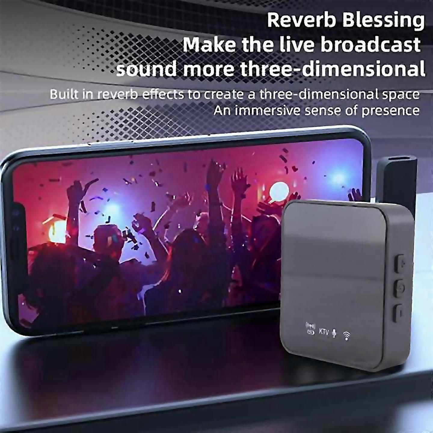 For wireless lavalier microphone one to one typec bluetooth microphone