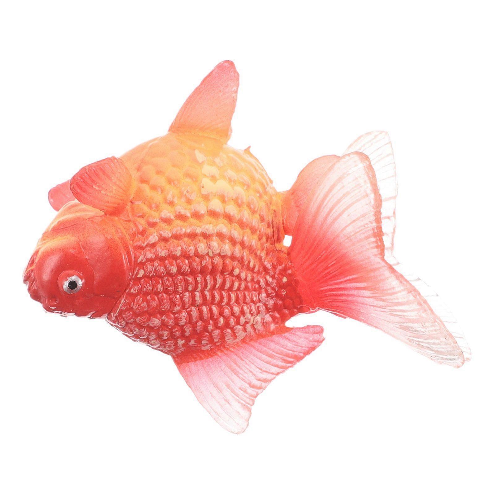 Artificial Aquarium Fishes Plastic Fish Simulation Goldfish Fake Fish Ornament Decorations Artificial Moving Floating Fish Model For Aquarium Fish Tan