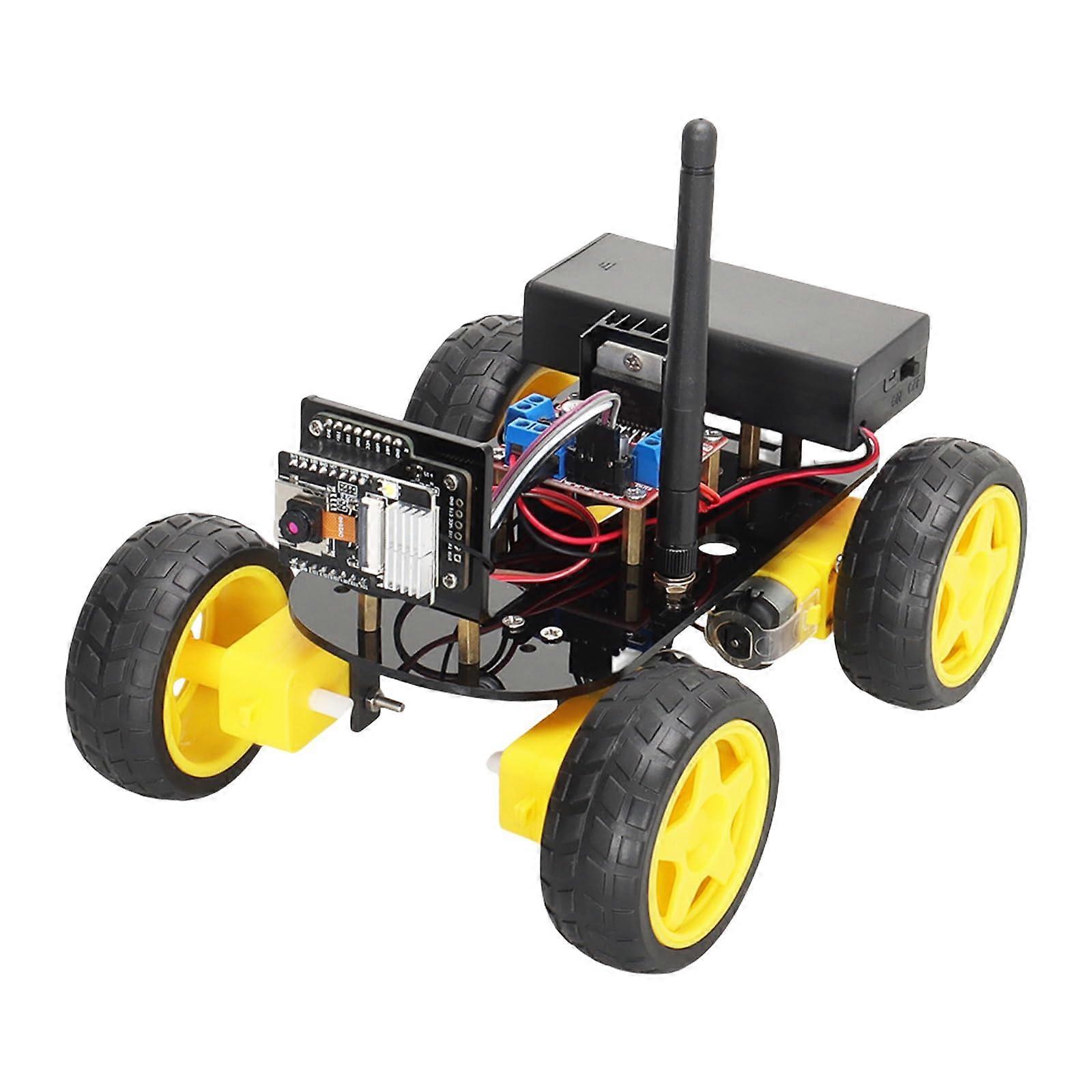 Kids Remote Car Coding Camera Real Time Road Fun Toy Vehicle Programming Fun Photography SelfAssembly