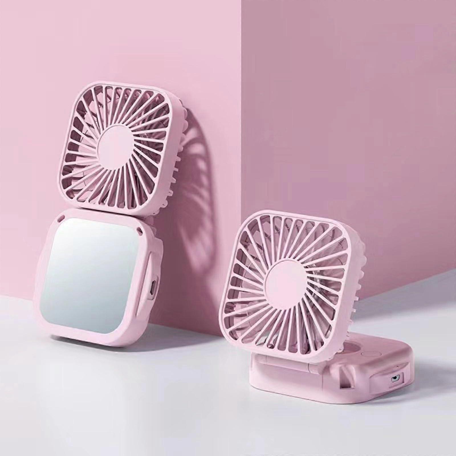 Handheld Mini Fan USB Rechargeable Foldable Portable Quiet For Students Pocket Sized 8x14.2x2.7 cm Model C